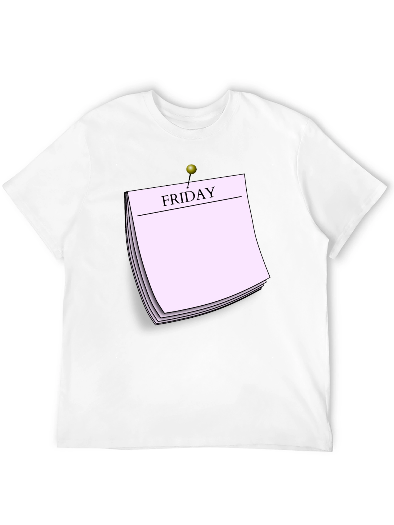 Friday Calendar T-Shirt - Fun Weekend Tee