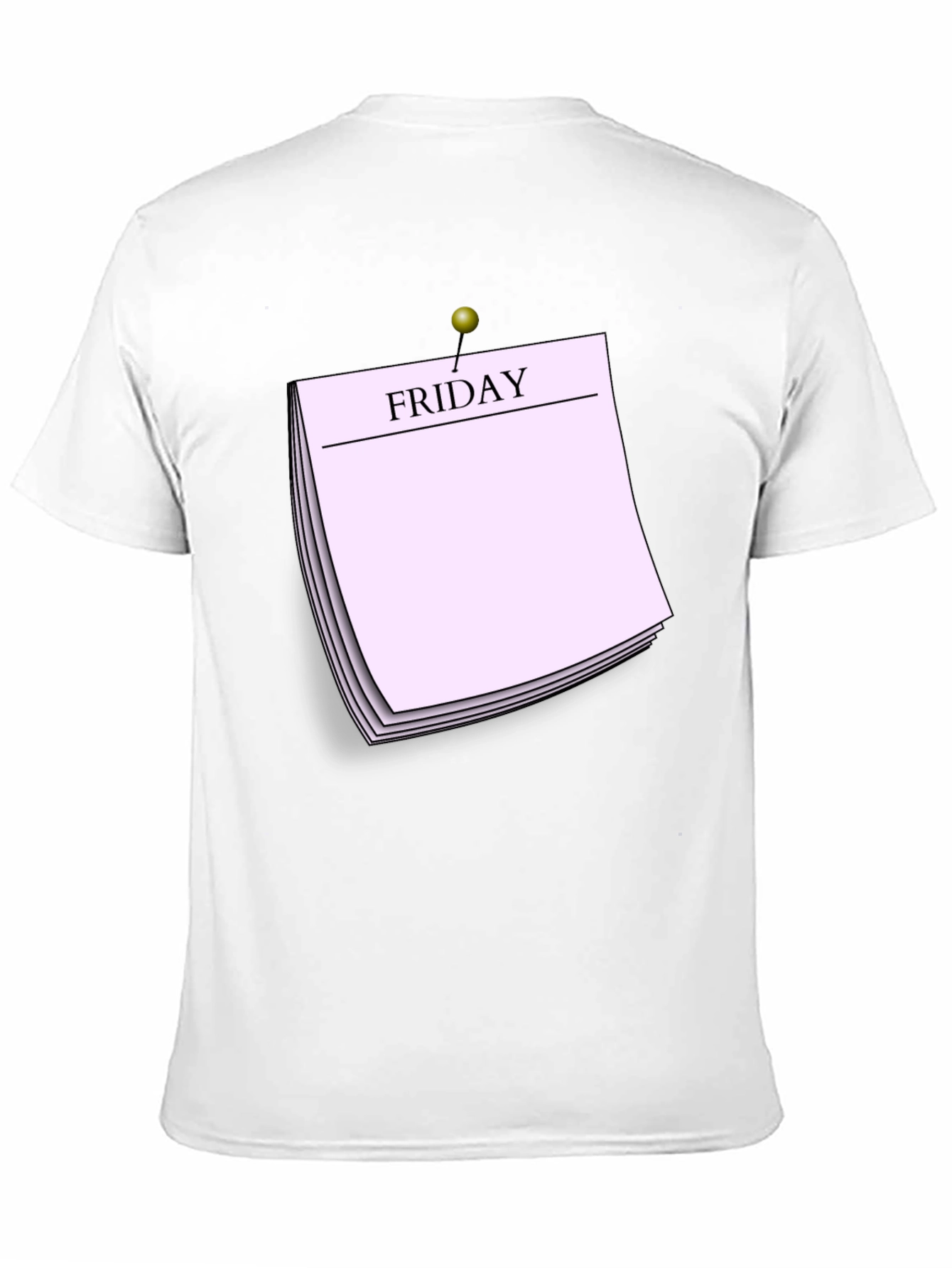 Friday Calendar T-Shirt - Fun Weekend Tee