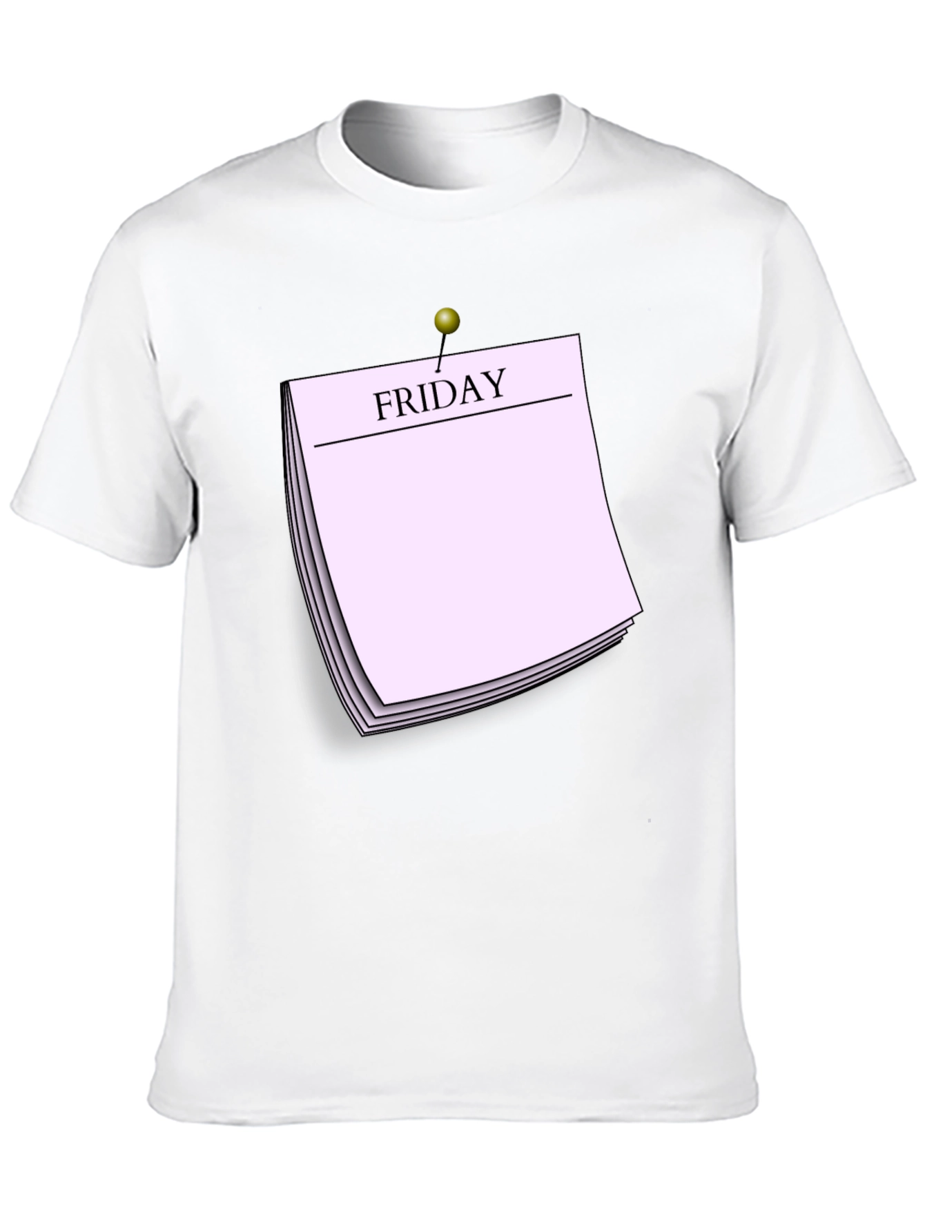 Friday Calendar T-Shirt - Fun Weekend Tee