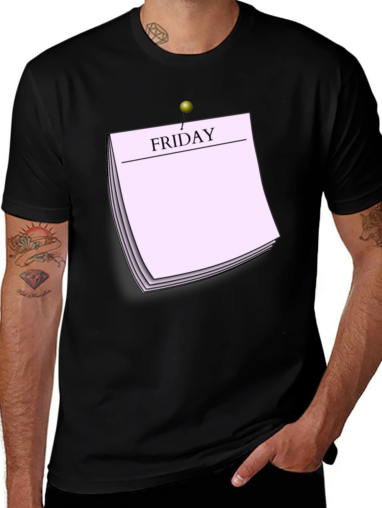 Friday Calendar T-Shirt - Fun Weekend Tee
