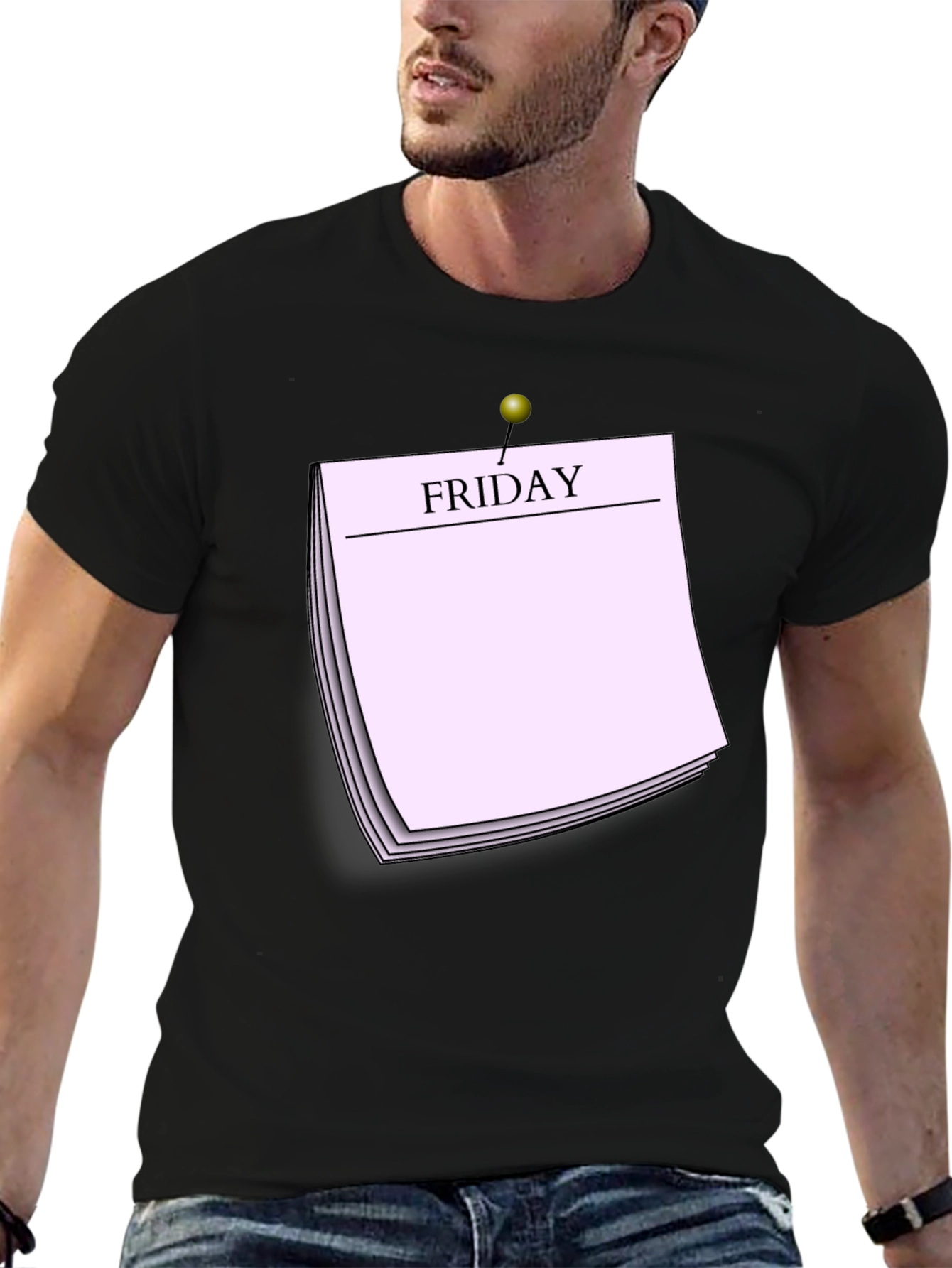 Friday Calendar T-Shirt - Fun Weekend Tee