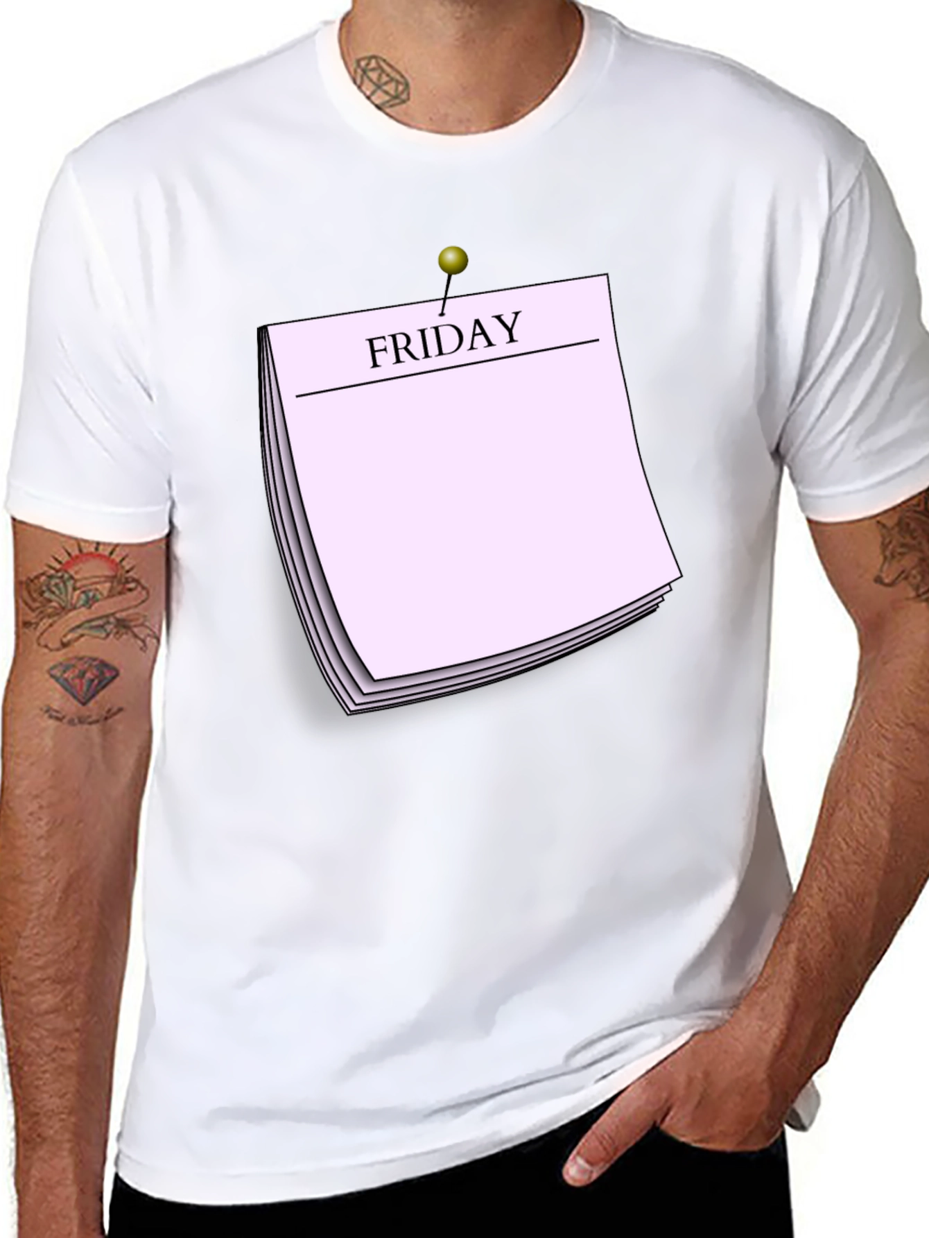 Friday Calendar T-Shirt - Fun Weekend Tee