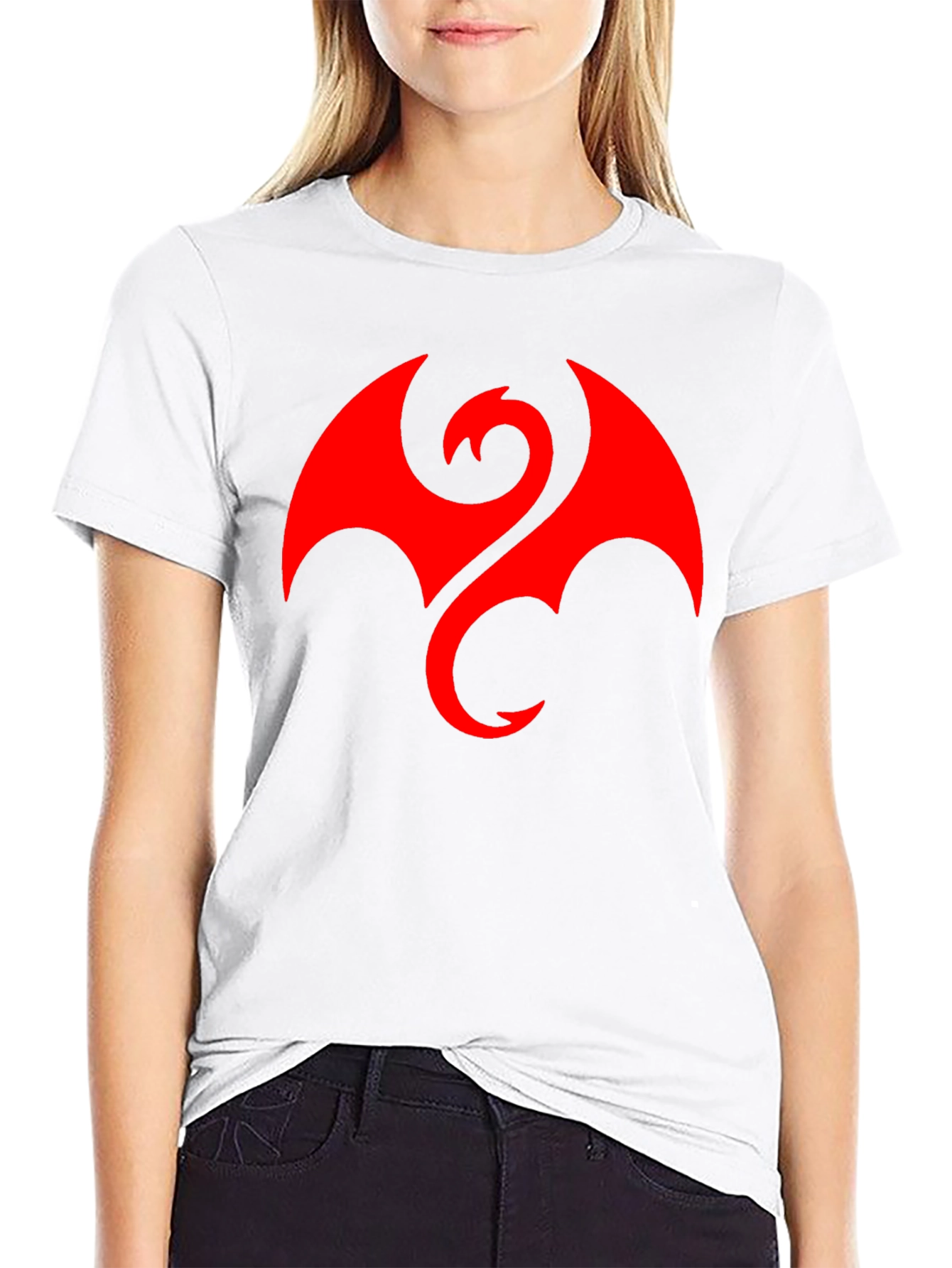 Iron Fist Dragon Logo Black T-Shirt