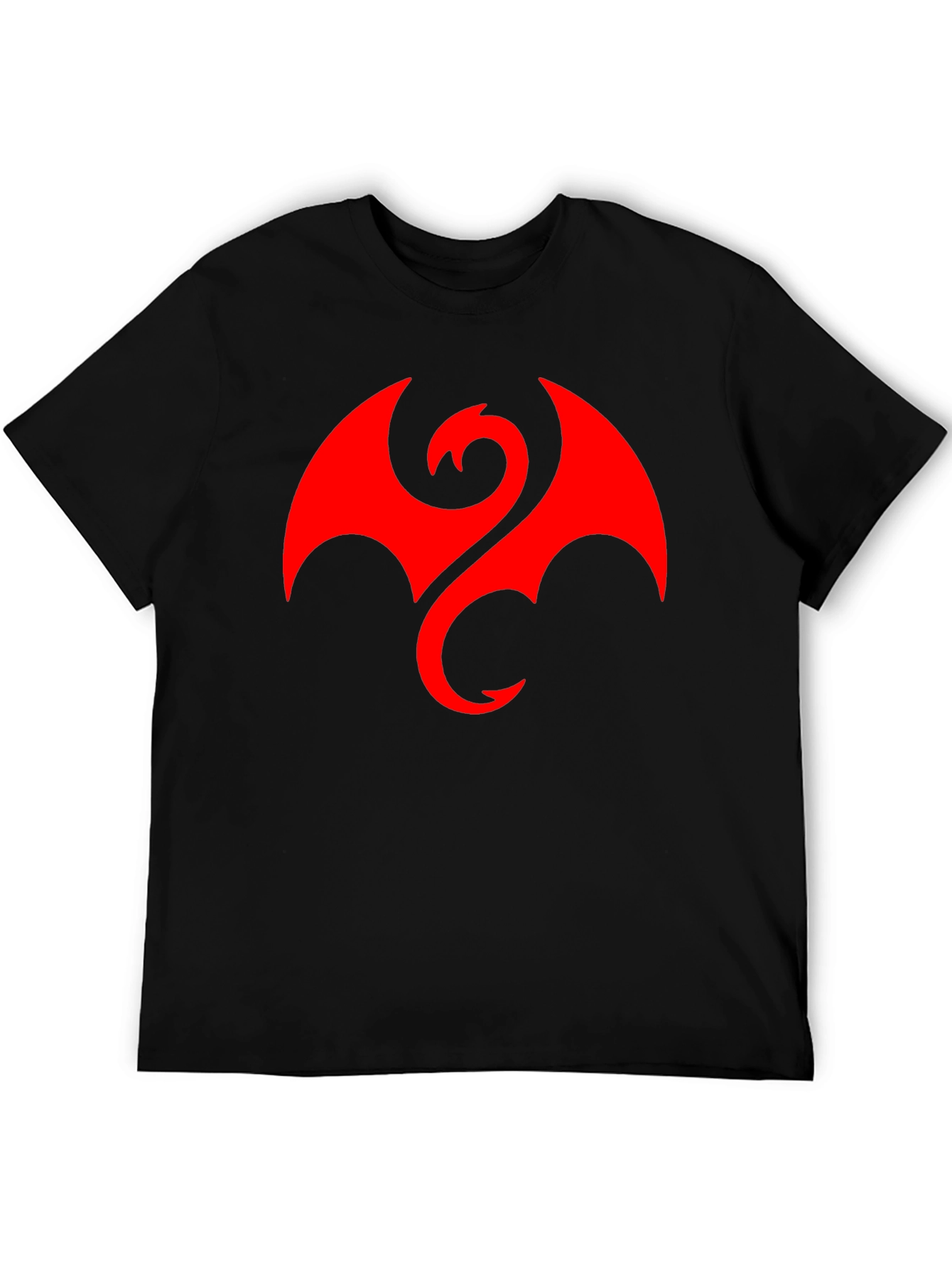 Iron Fist Dragon Logo Black T-Shirt
