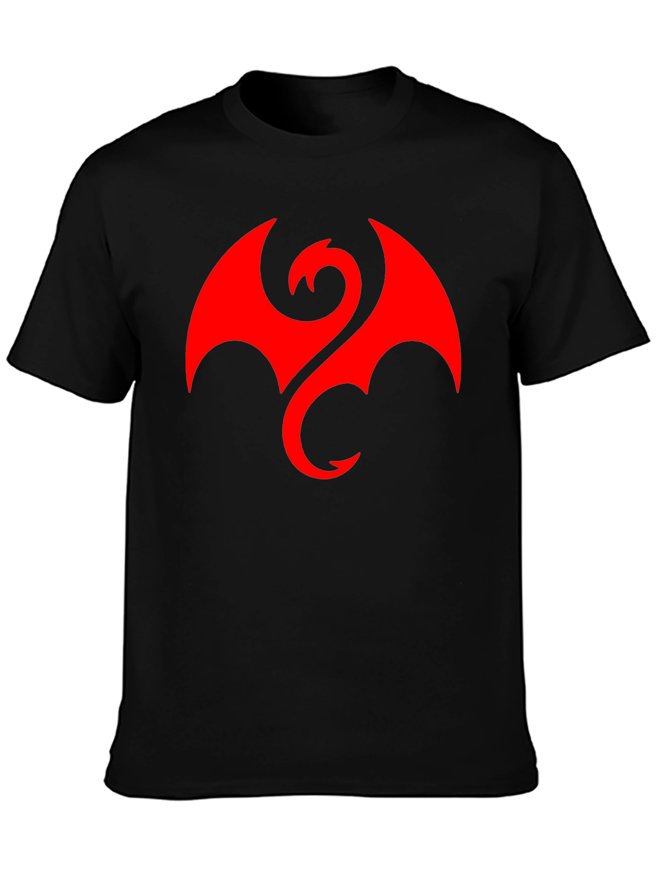 Iron Fist Dragon Logo Black T-Shirt