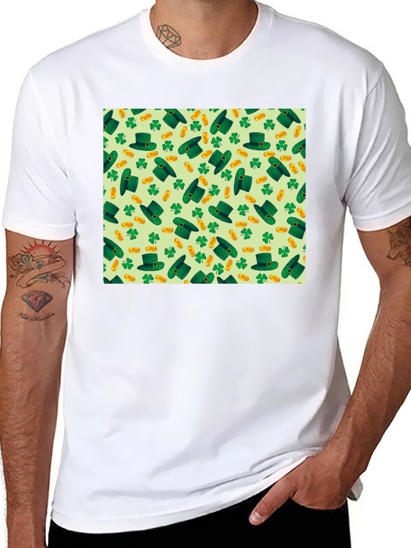 St. Patricks Day Pattern T-Shirt