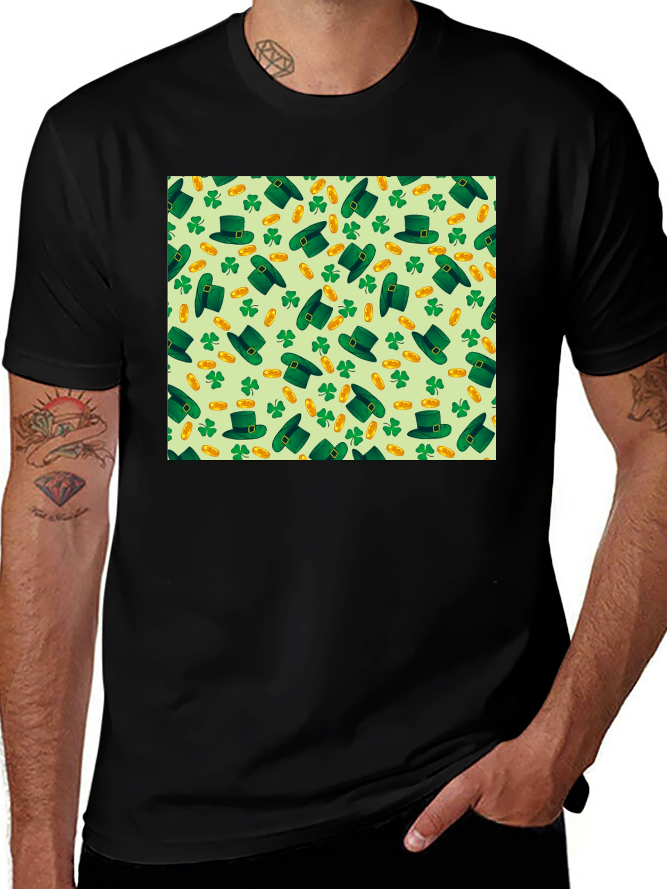 St. Patricks Day Pattern T-Shirt