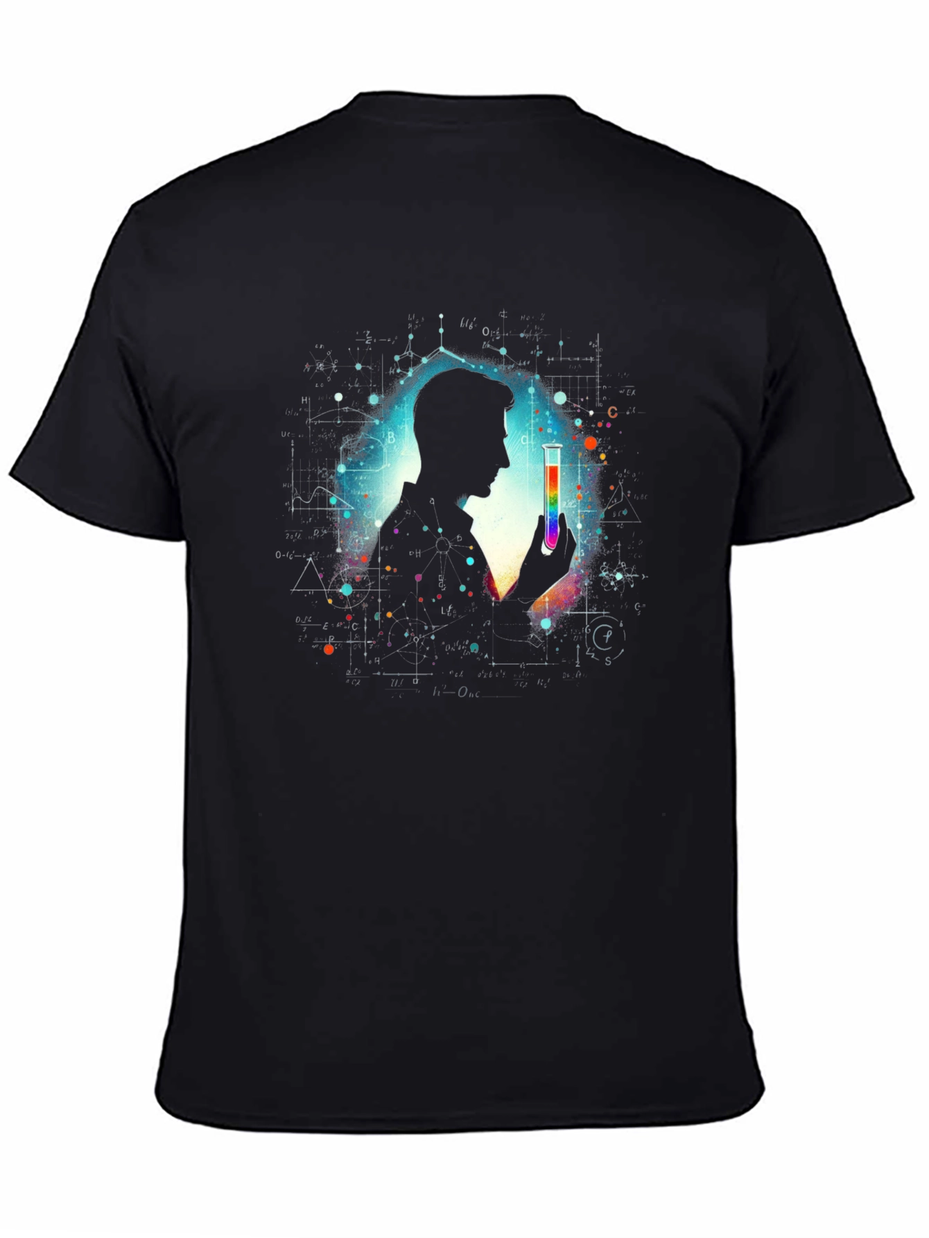 Science Enthusiast Black T-Shirt