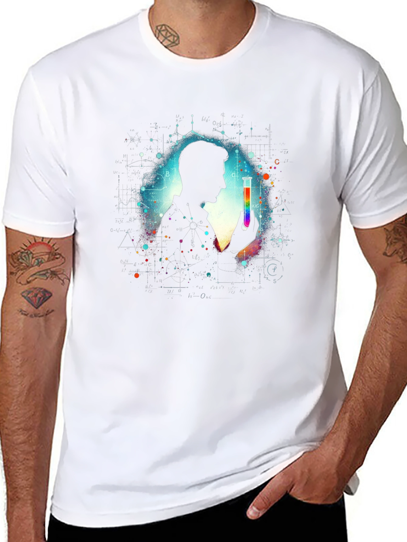 Science Enthusiast Black T-Shirt
