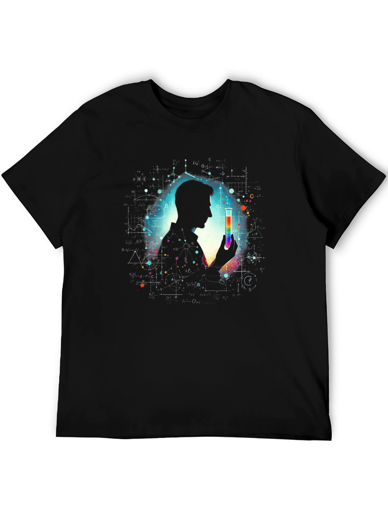 Science Enthusiast Black T-Shirt