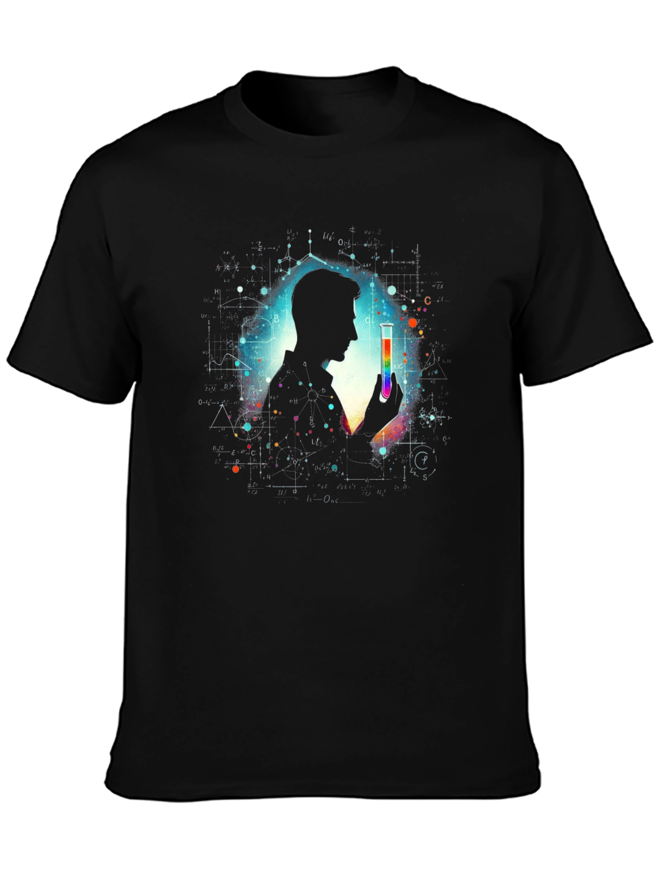 Science Enthusiast Black T-Shirt
