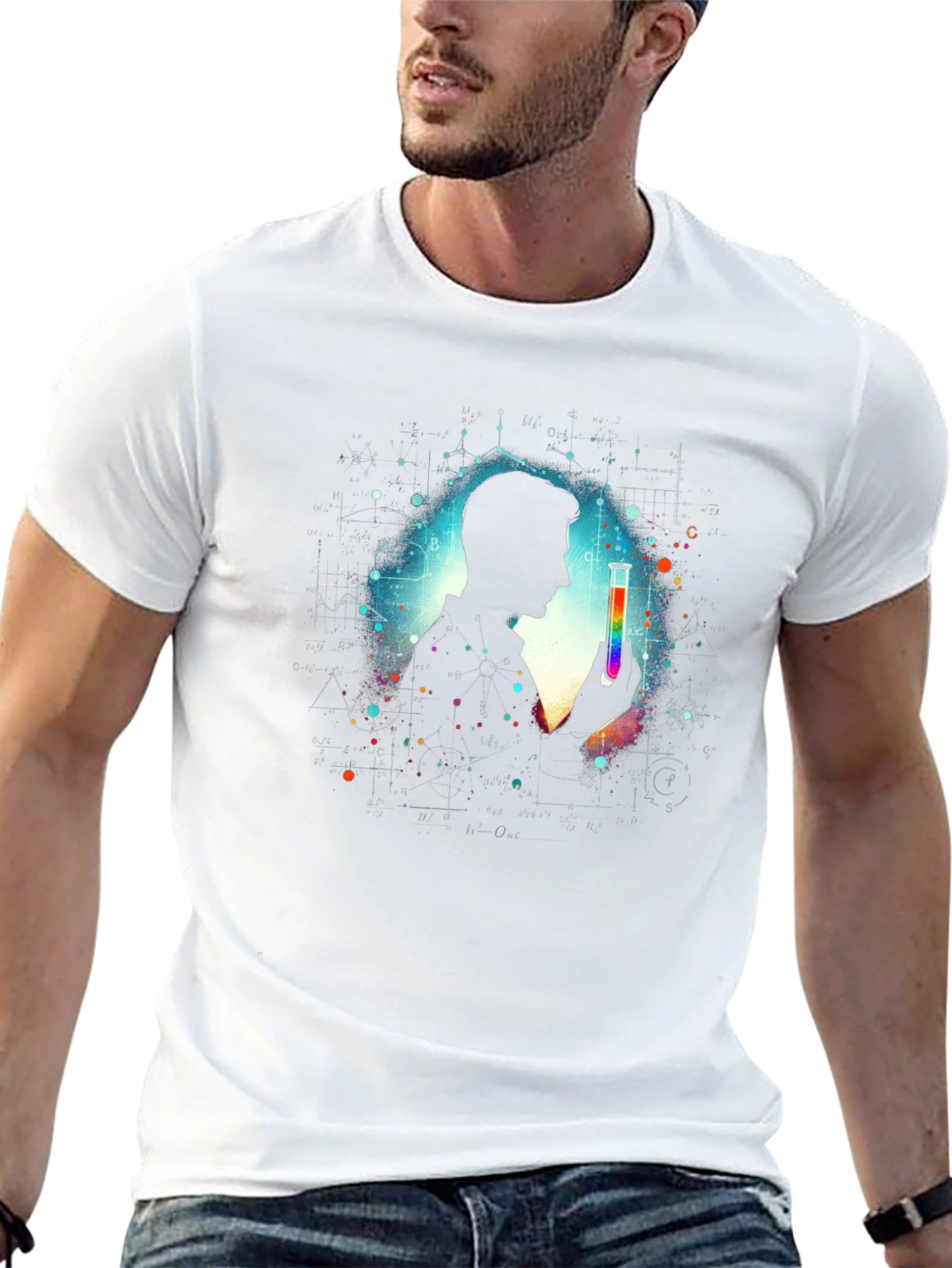 Science Enthusiast Black T-Shirt
