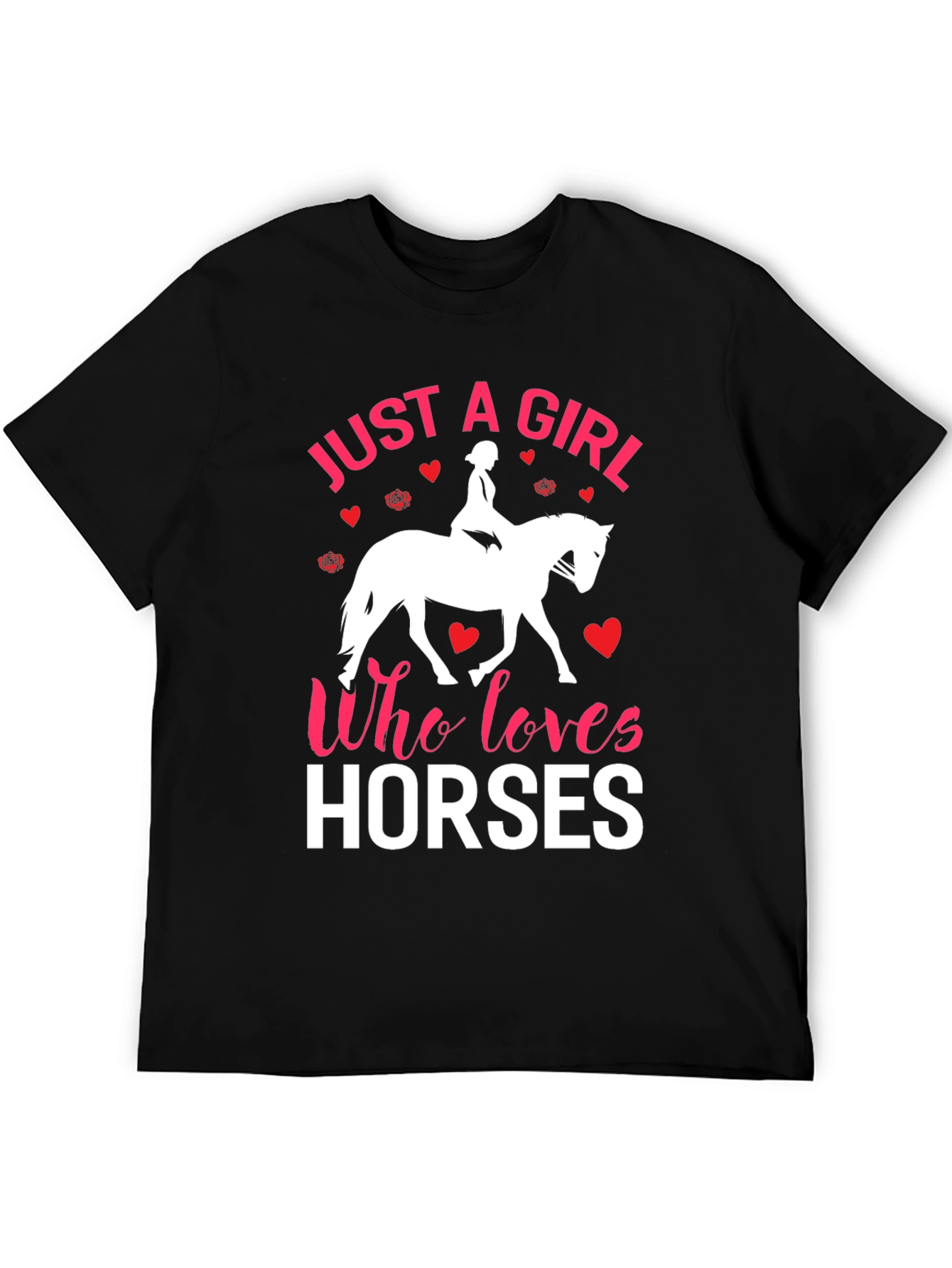 Just a Girl Who Loves Horses T-Shirt