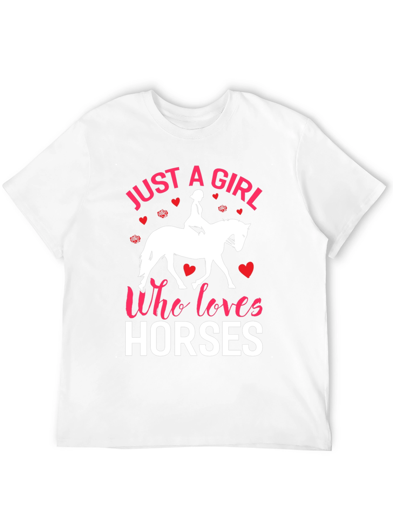 Just a Girl Who Loves Horses T-Shirt
