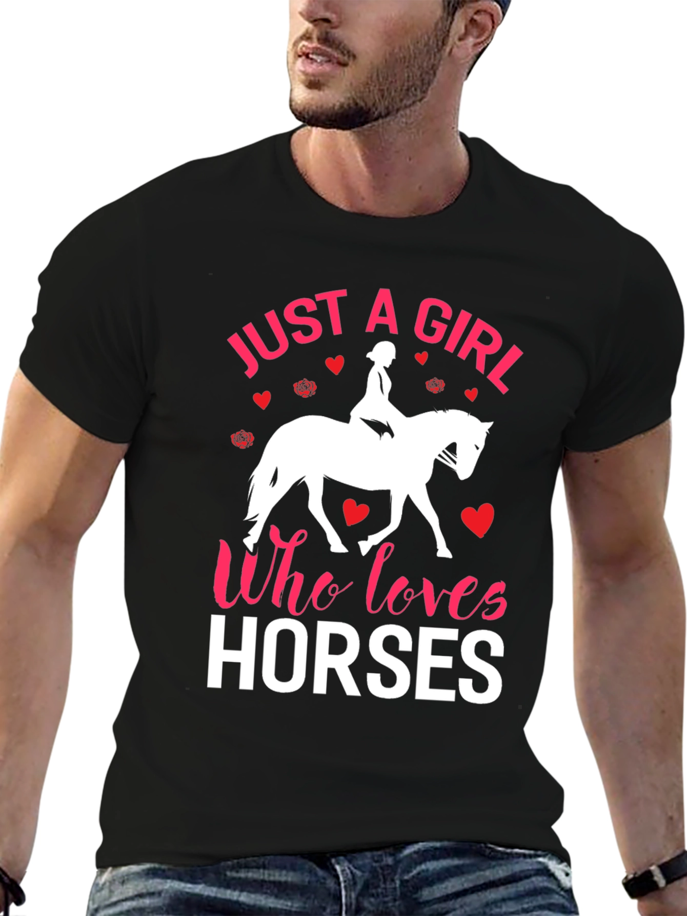 Just a Girl Who Loves Horses T-Shirt