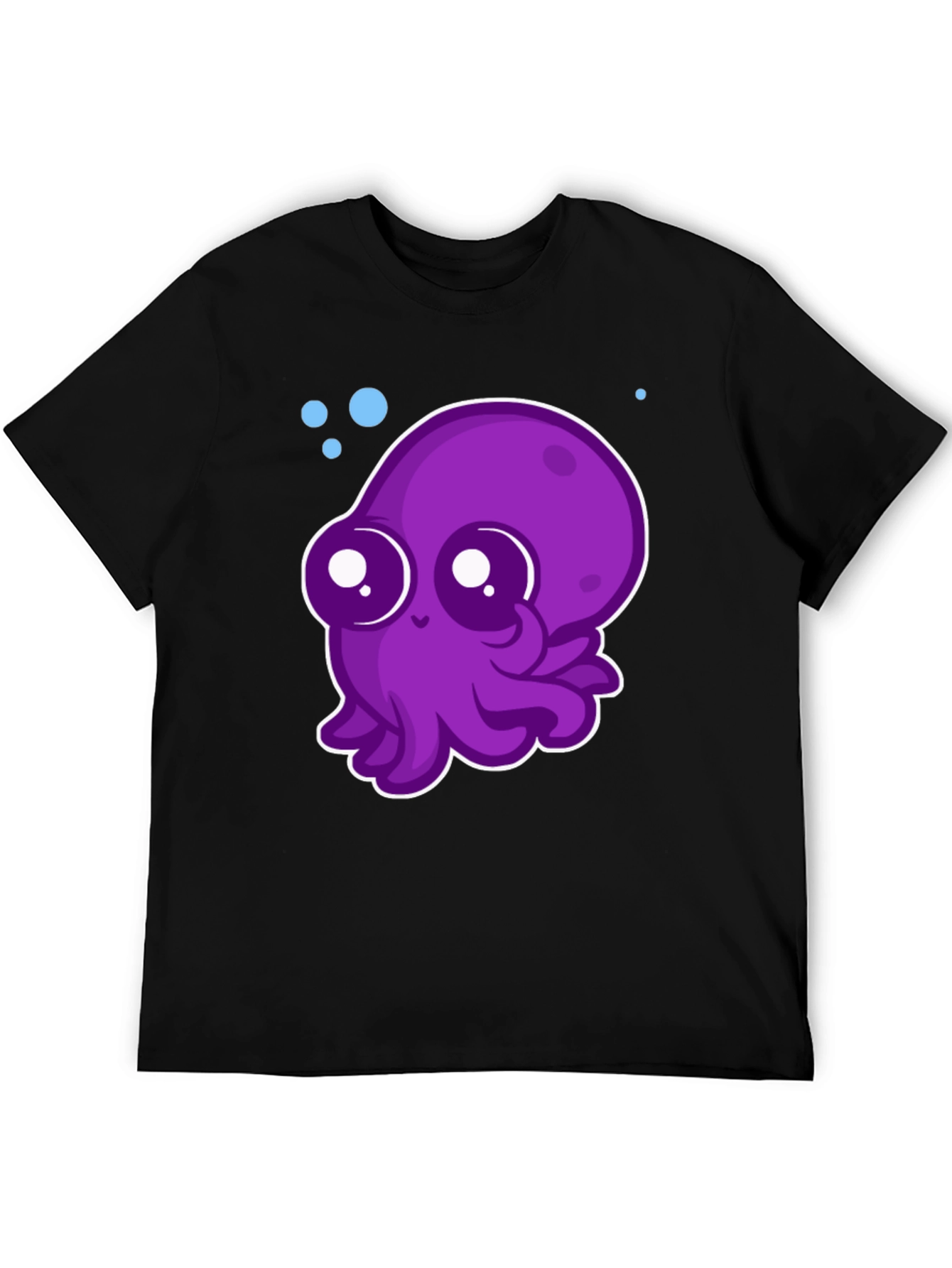 Cute Purple Octopus Graphic Tee