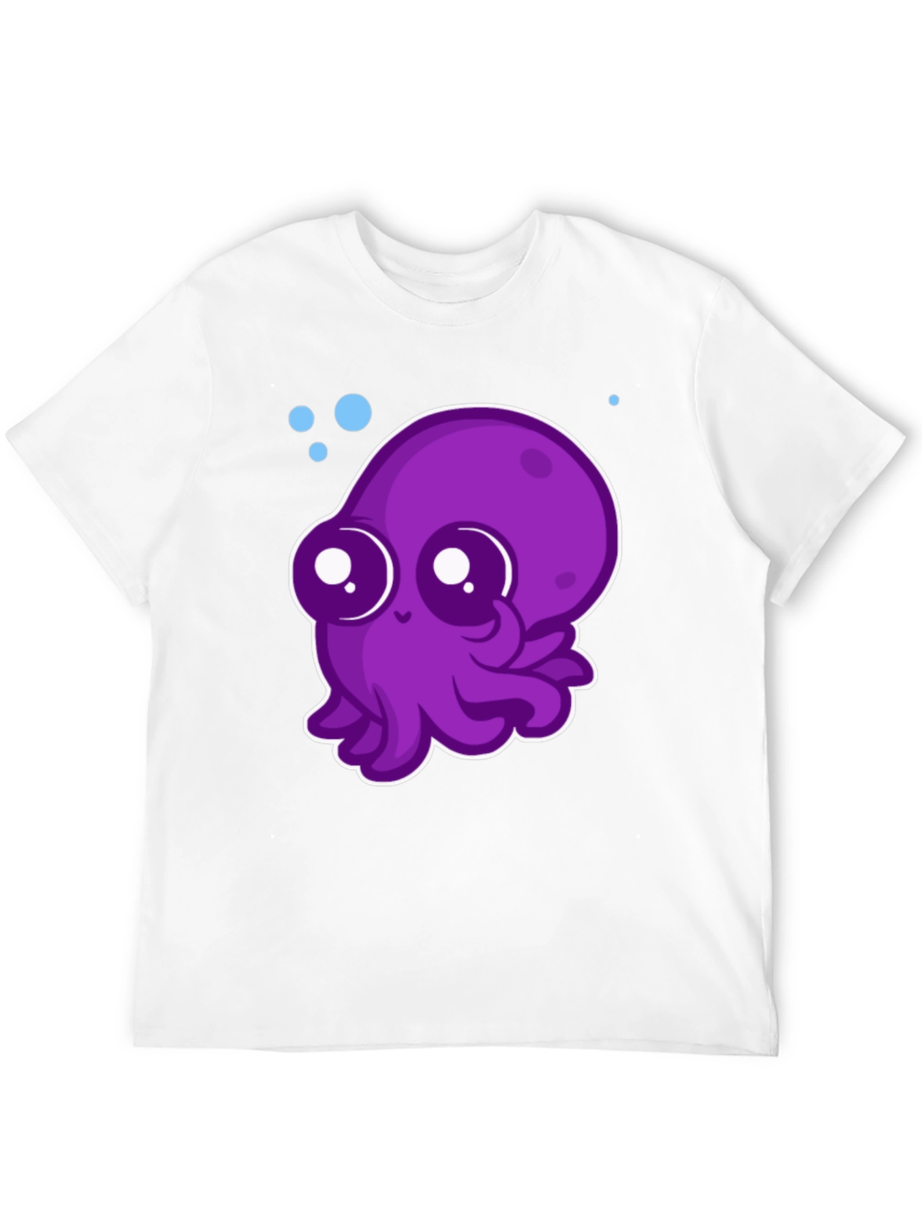 Cute Purple Octopus Graphic Tee