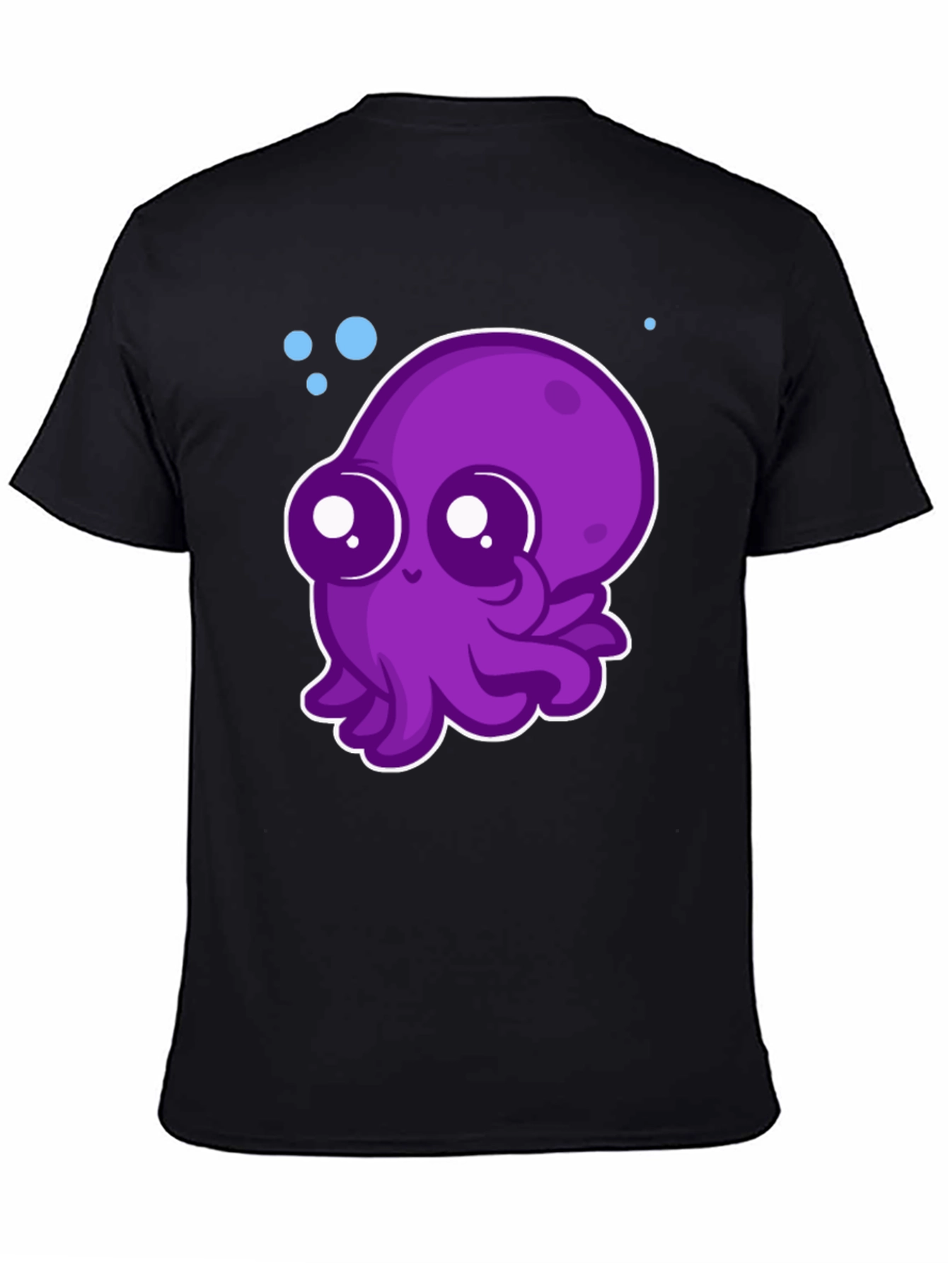 Cute Purple Octopus Graphic Tee