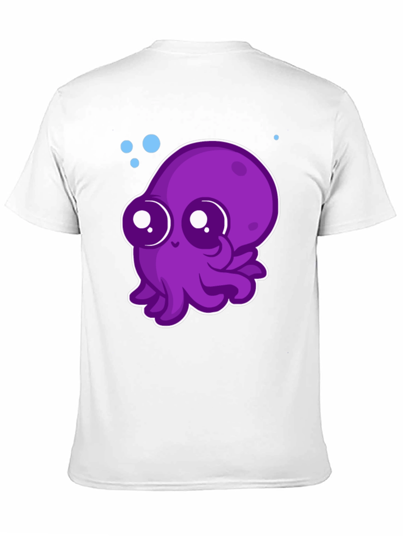 Cute Purple Octopus Graphic Tee