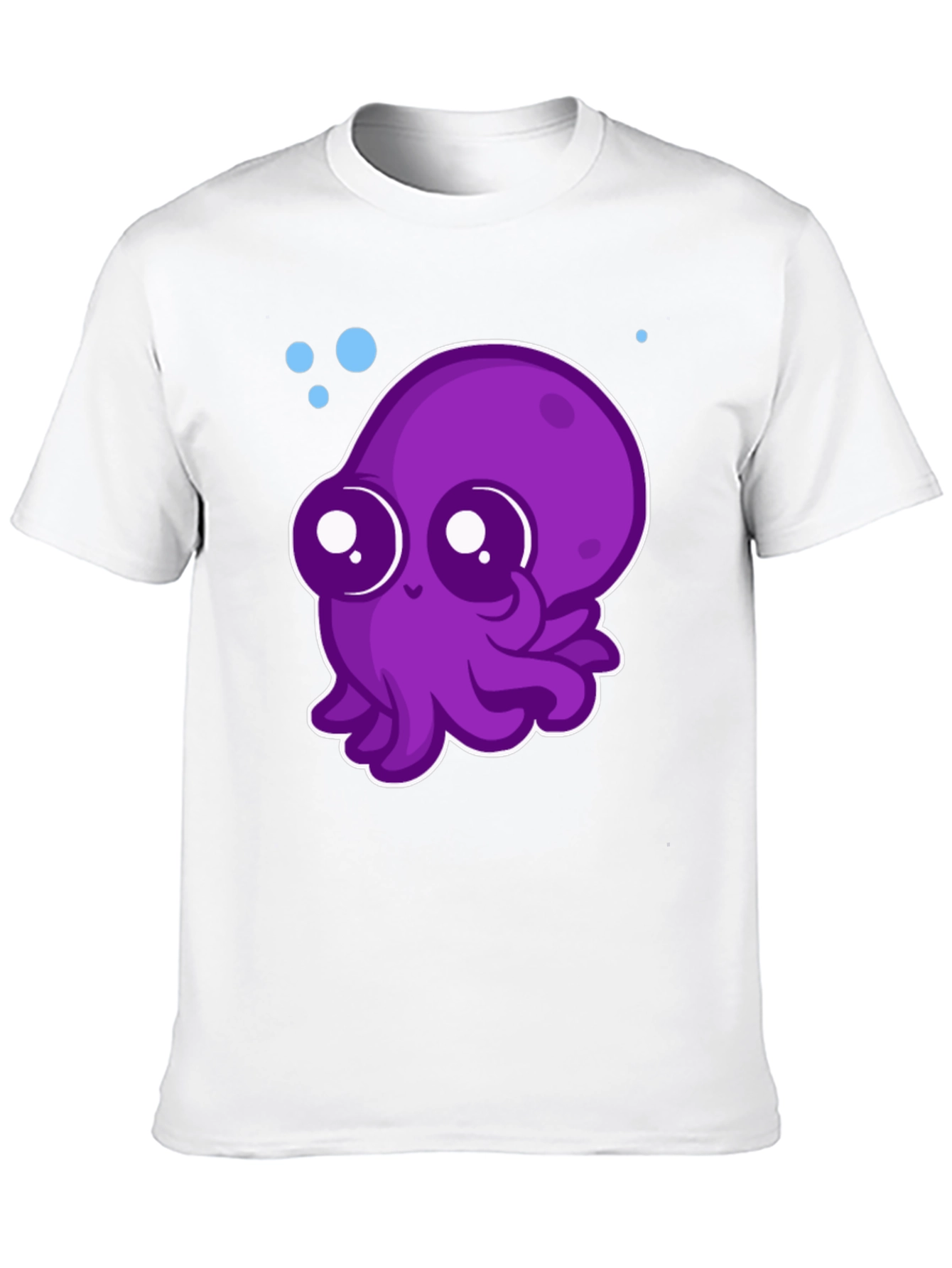 Cute Purple Octopus Graphic Tee