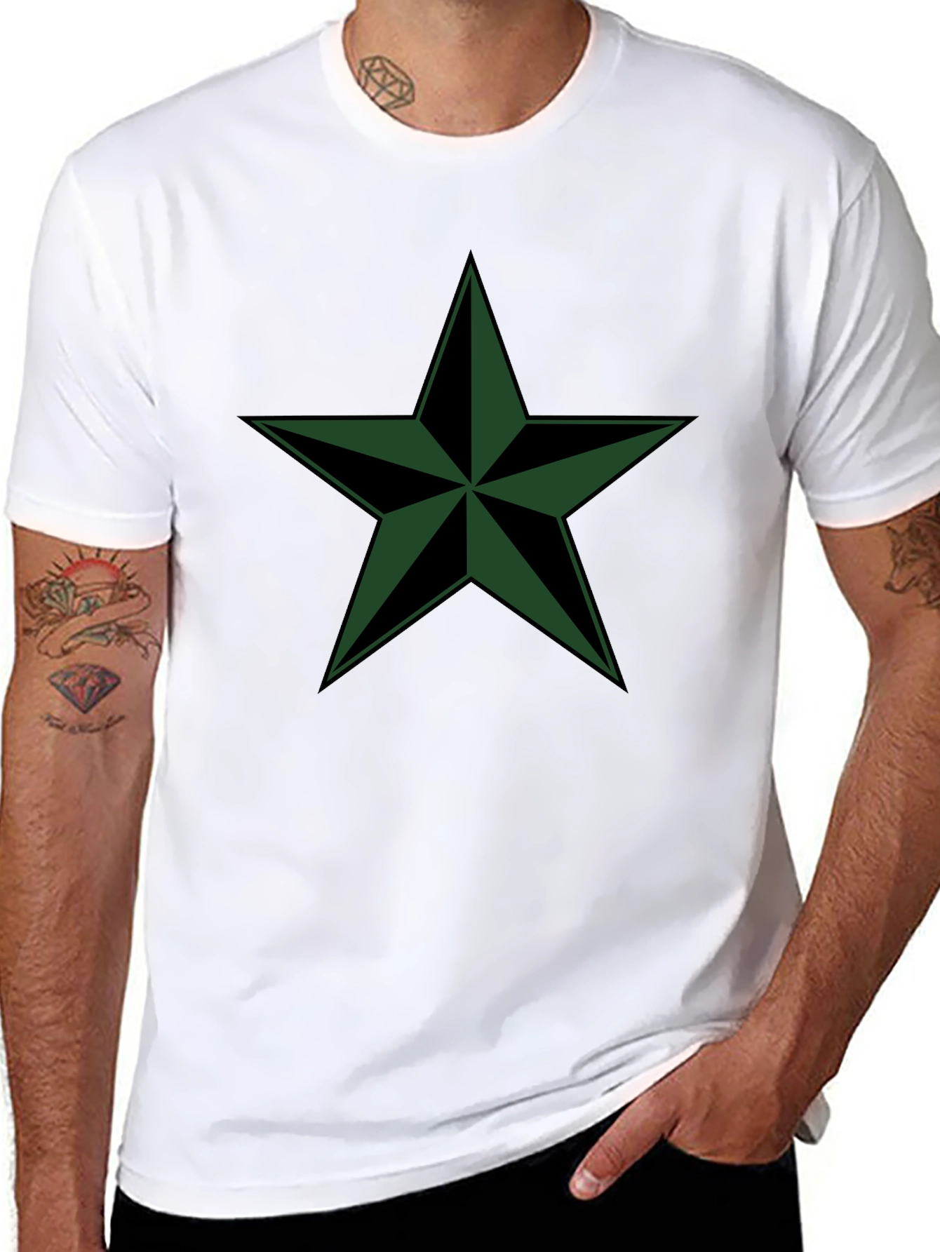 Star Graphic Black T-Shirt