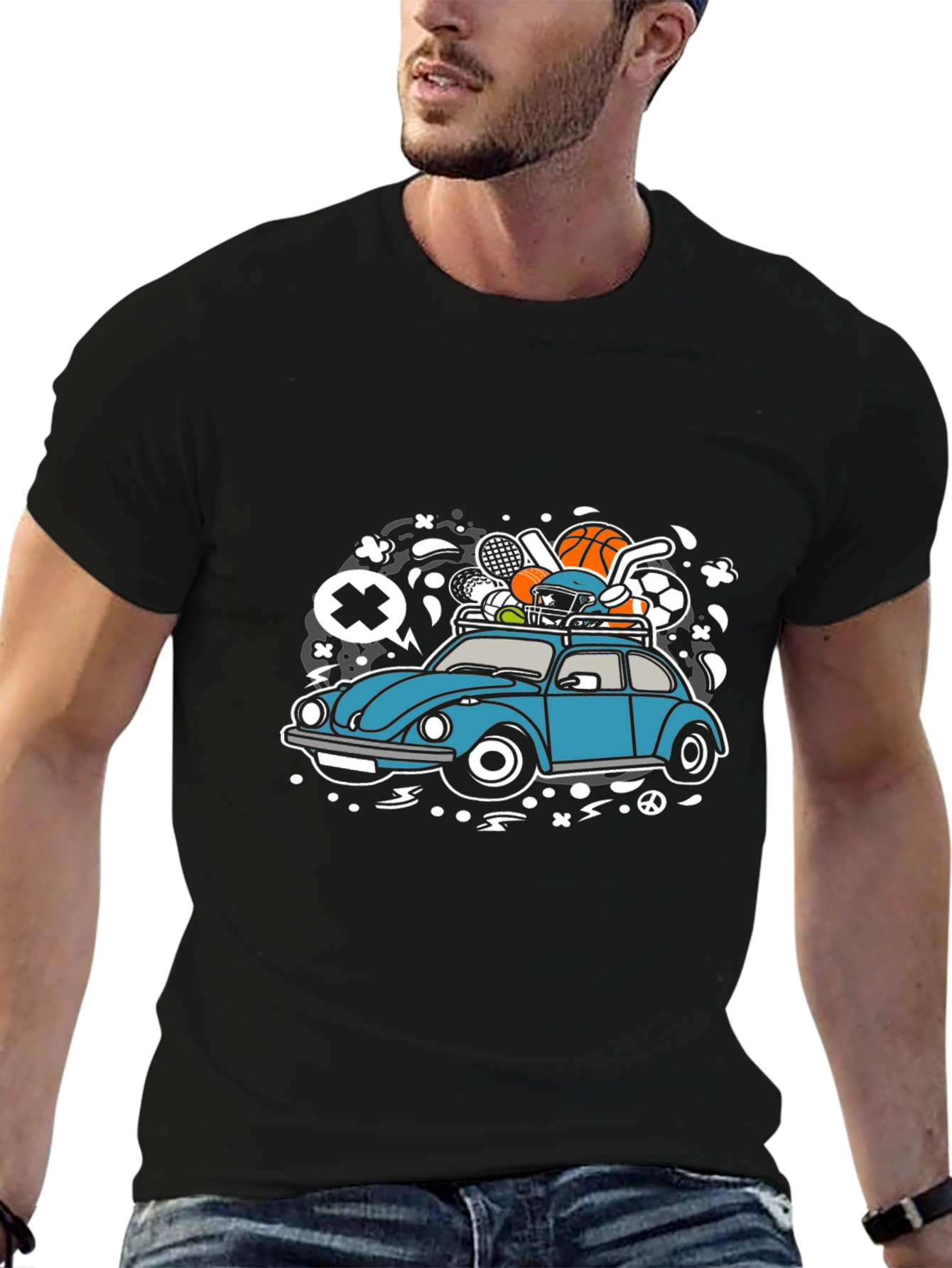 Sports Car Graphic Tee