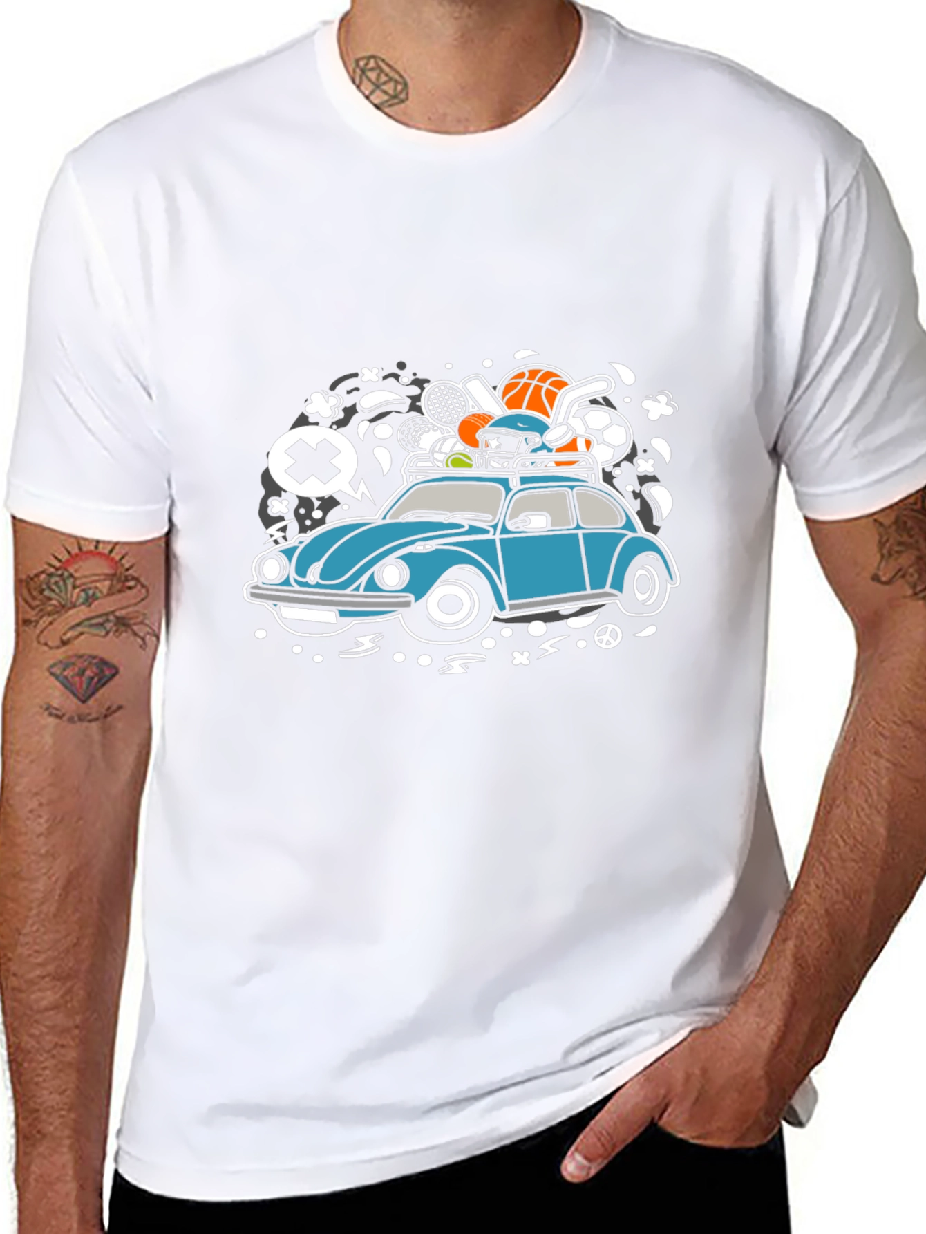 Sports Car Graphic Tee
