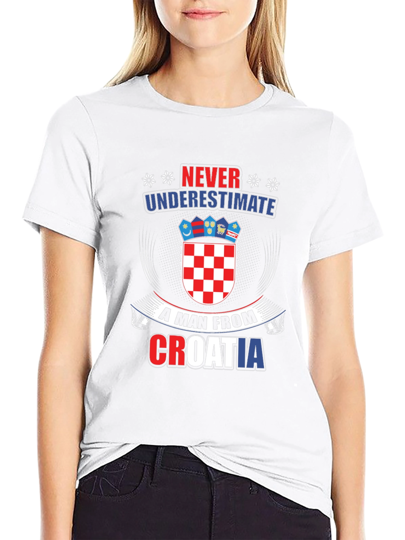 Never Underestimate Croatian Man T-Shirt
