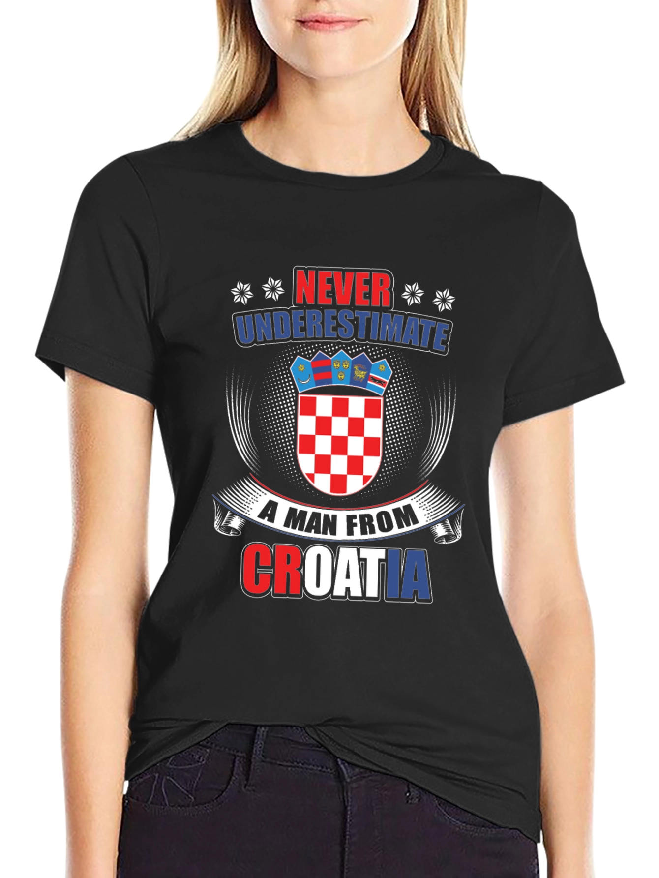 Never Underestimate Croatian Man T-Shirt