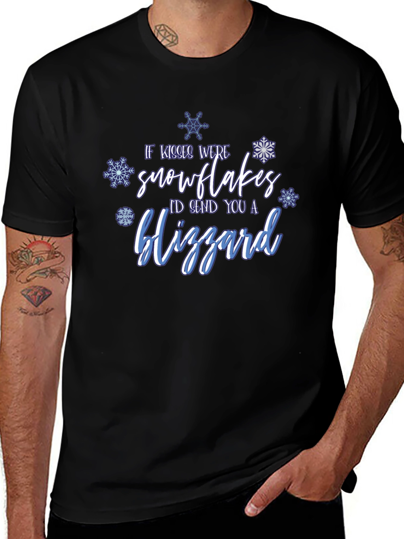 Snowflake Kisses Blizzard Graphic Tee