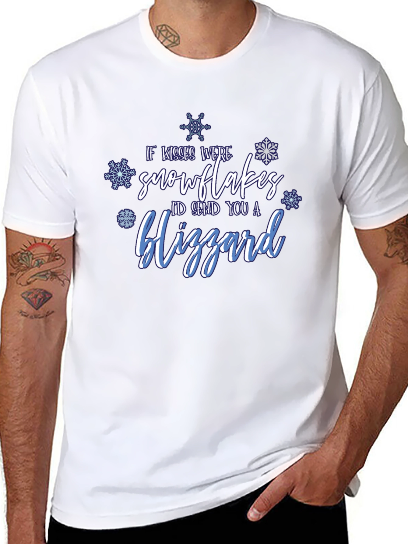 Snowflake Kisses Blizzard Graphic Tee
