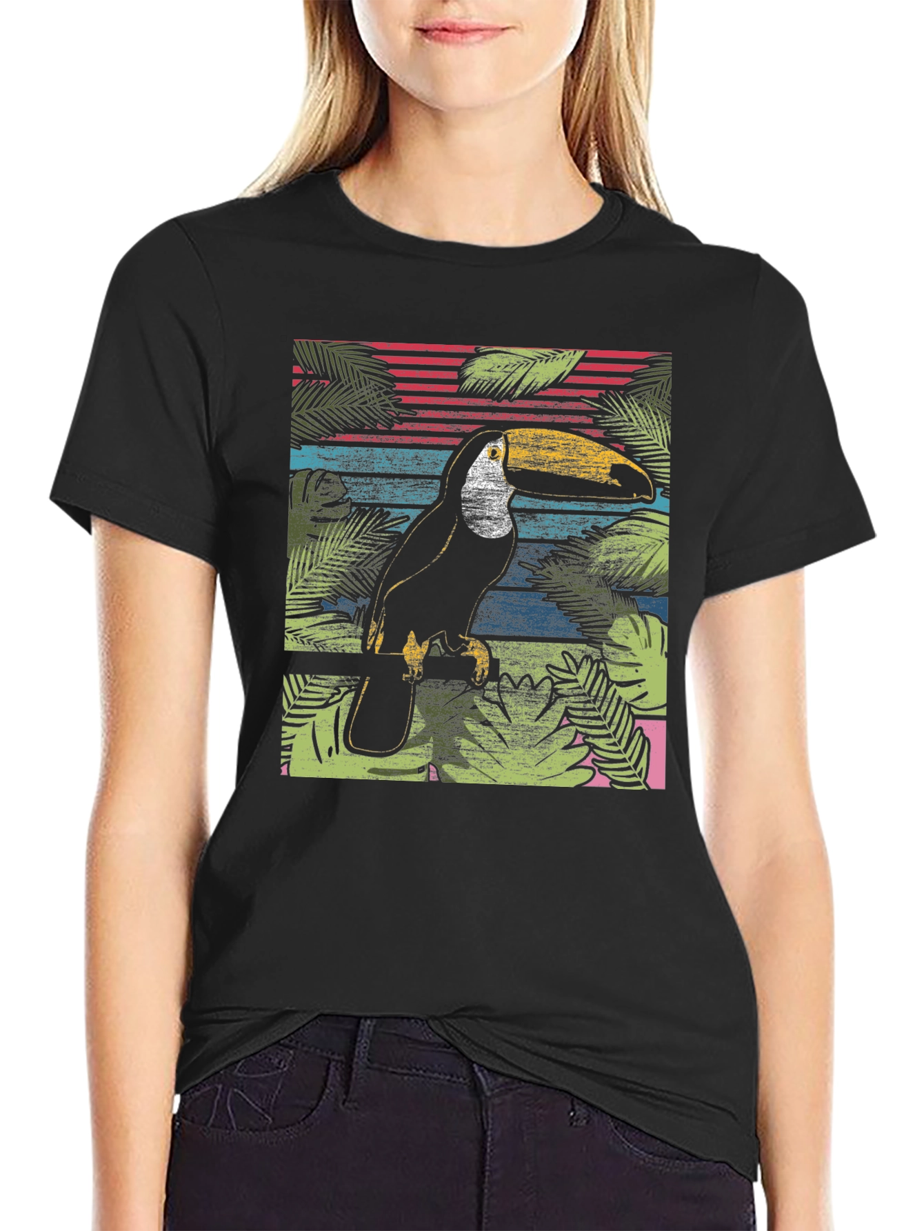 Toucan Graphic Print Tee