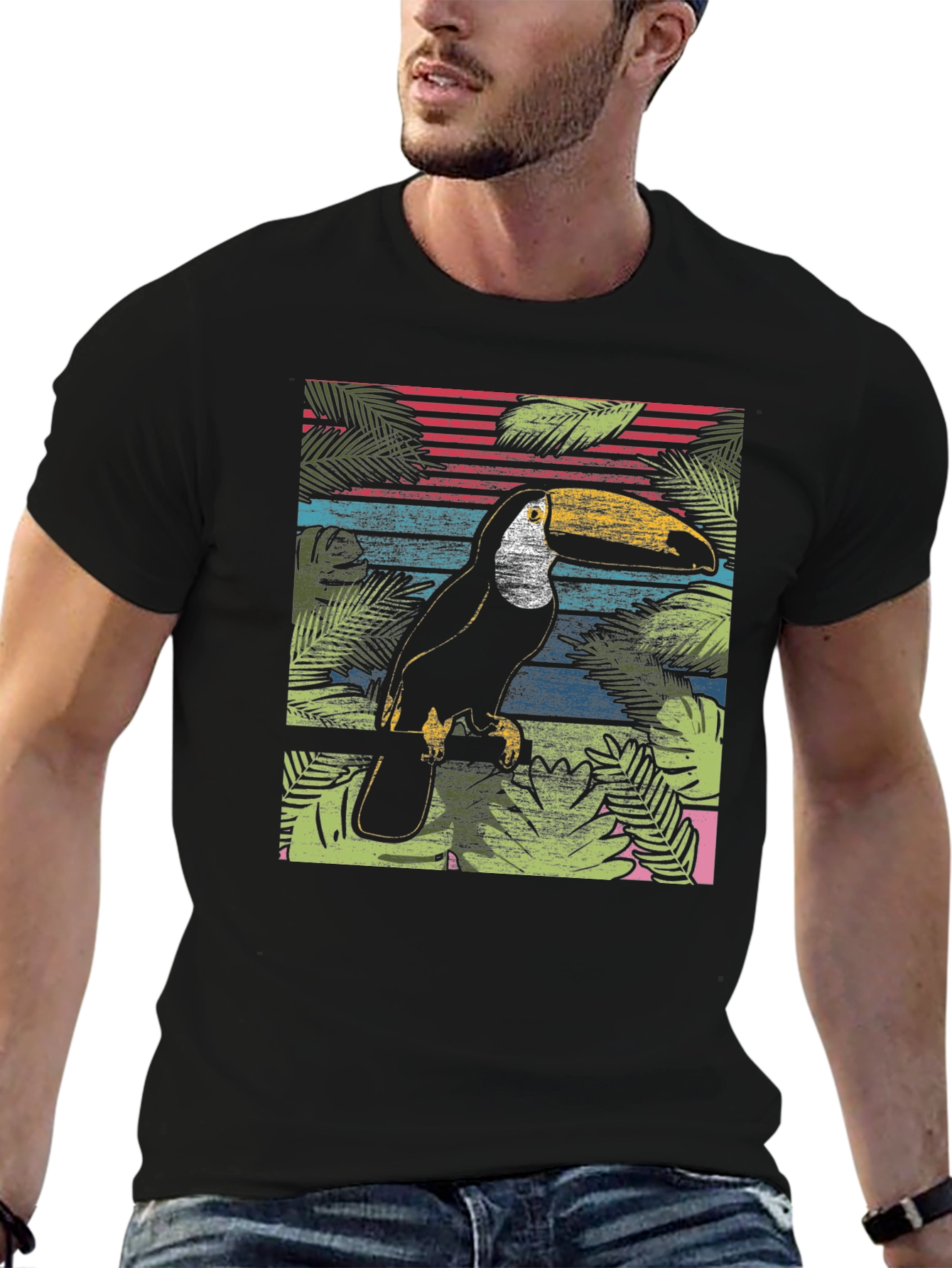 Toucan Graphic Print Tee