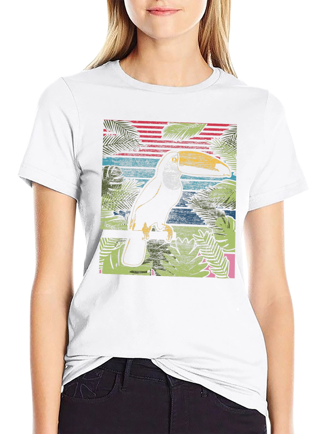 Toucan Graphic Print Tee