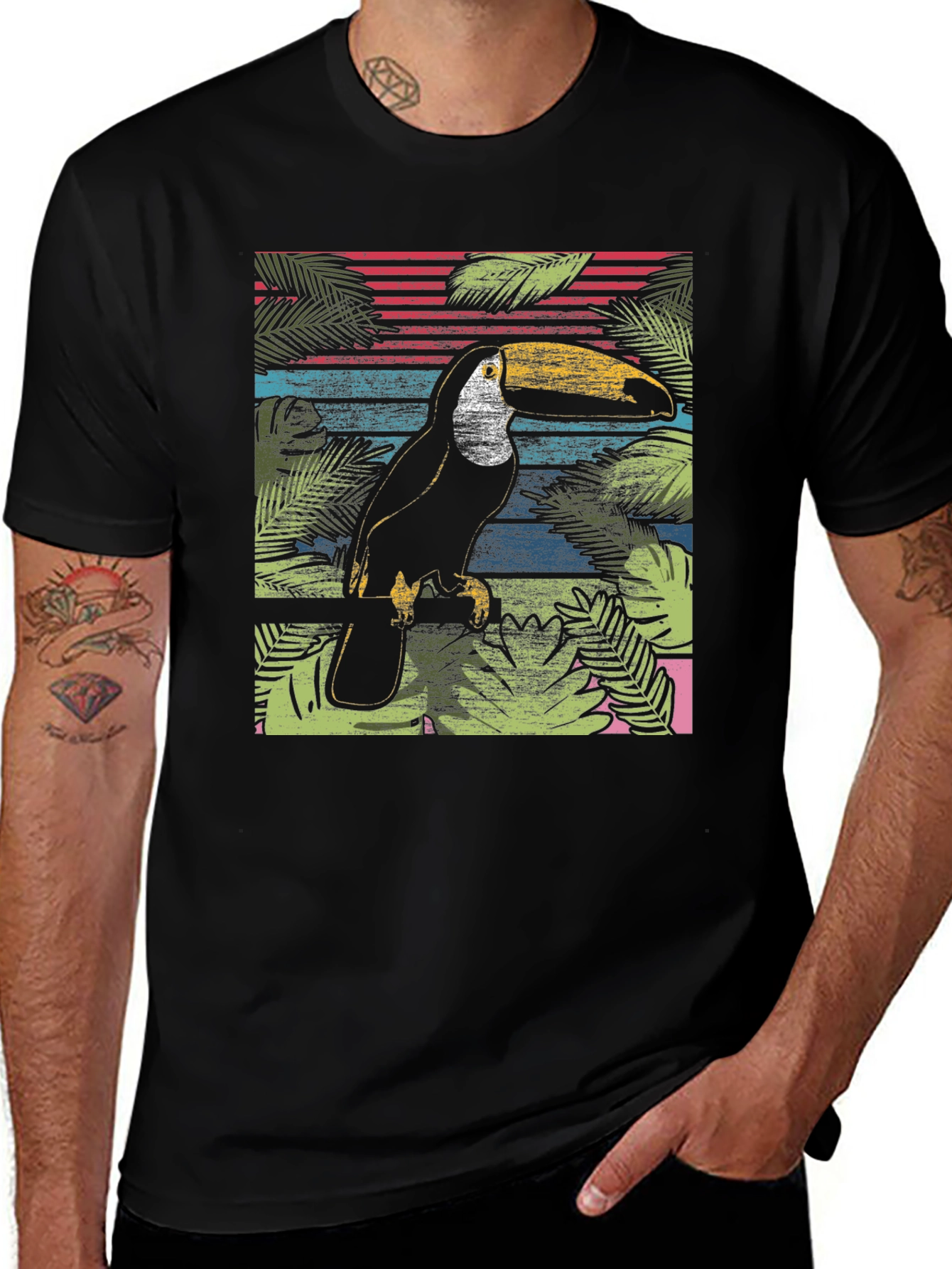 Toucan Graphic Print Tee