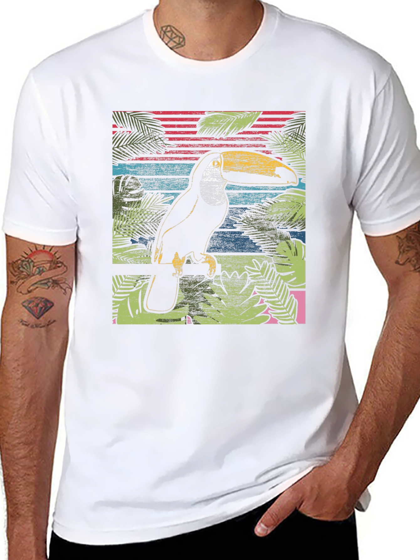 Toucan Graphic Print Tee