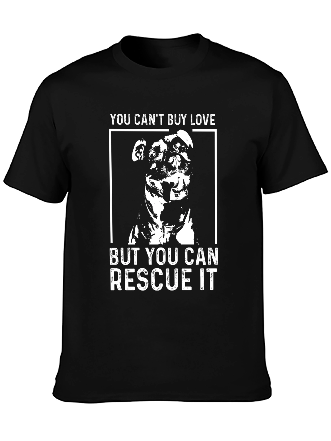 Rescue Dog Tee: You Cant Buy Love T-Shirt