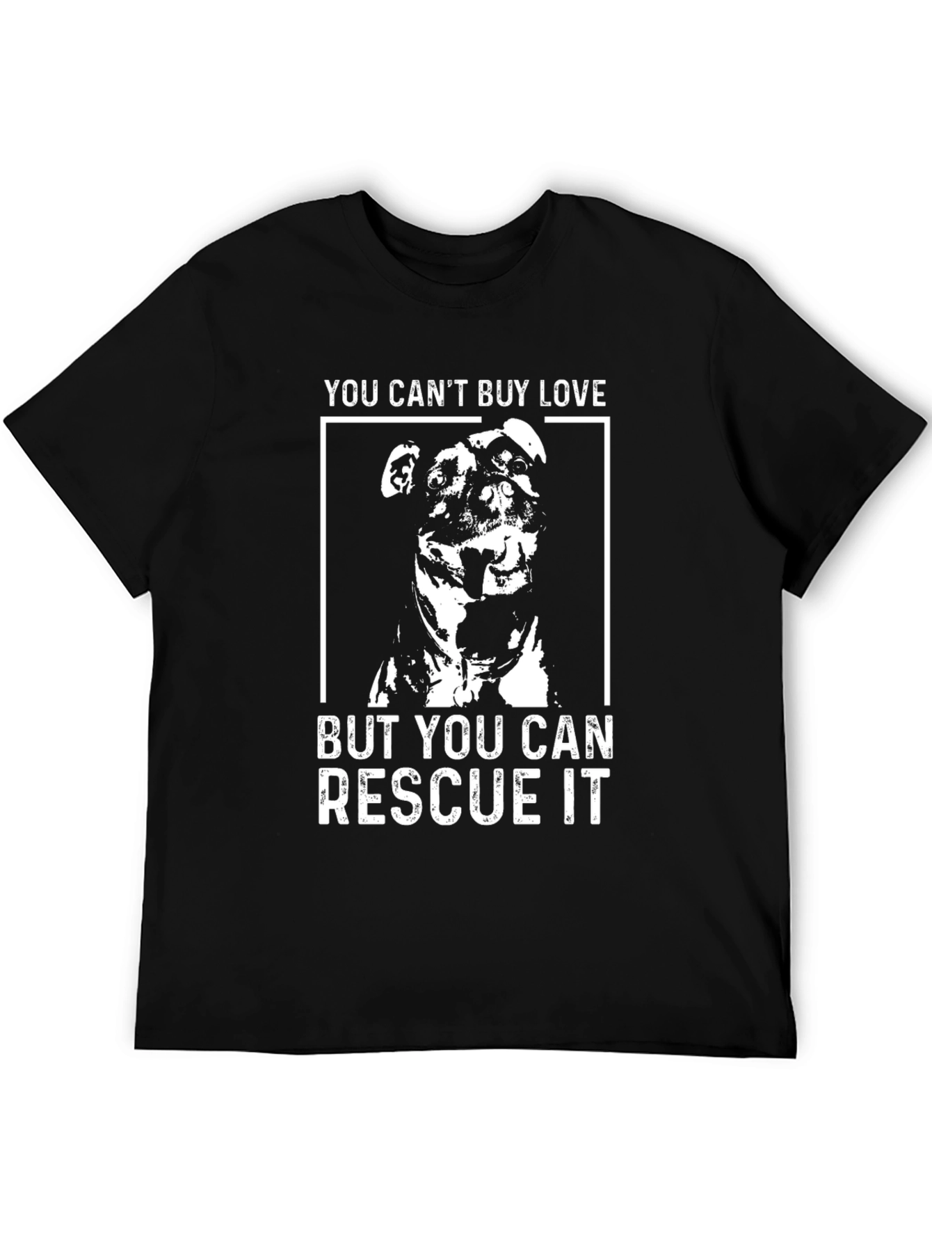 Rescue Dog Tee: You Cant Buy Love T-Shirt