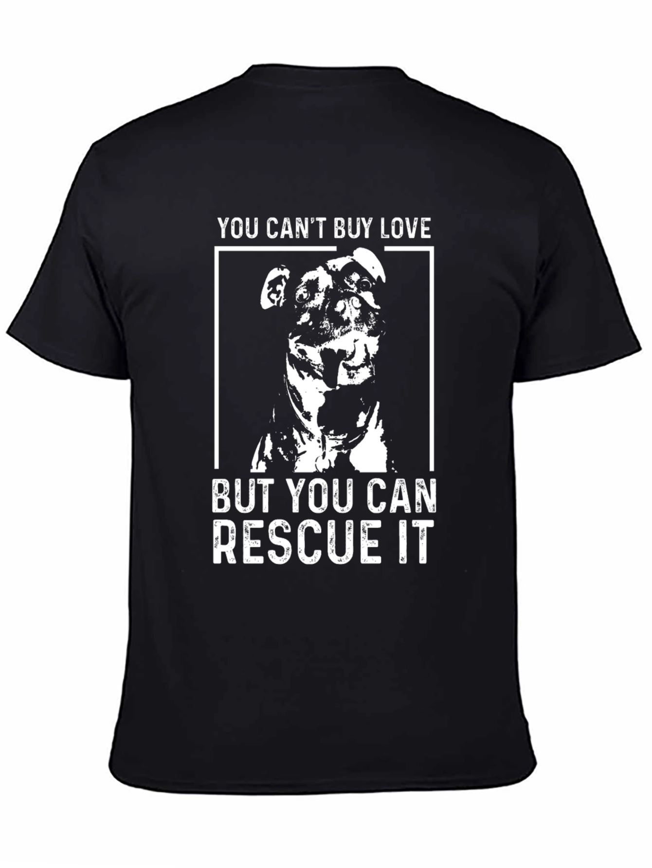 Rescue Dog Tee: You Cant Buy Love T-Shirt