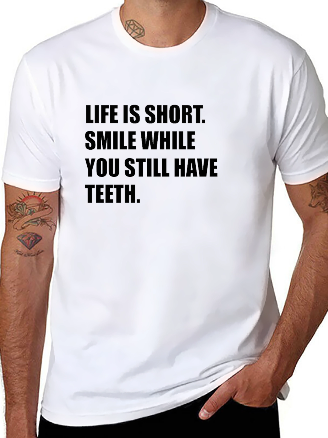 Life Is Short Smile T-Shirt
