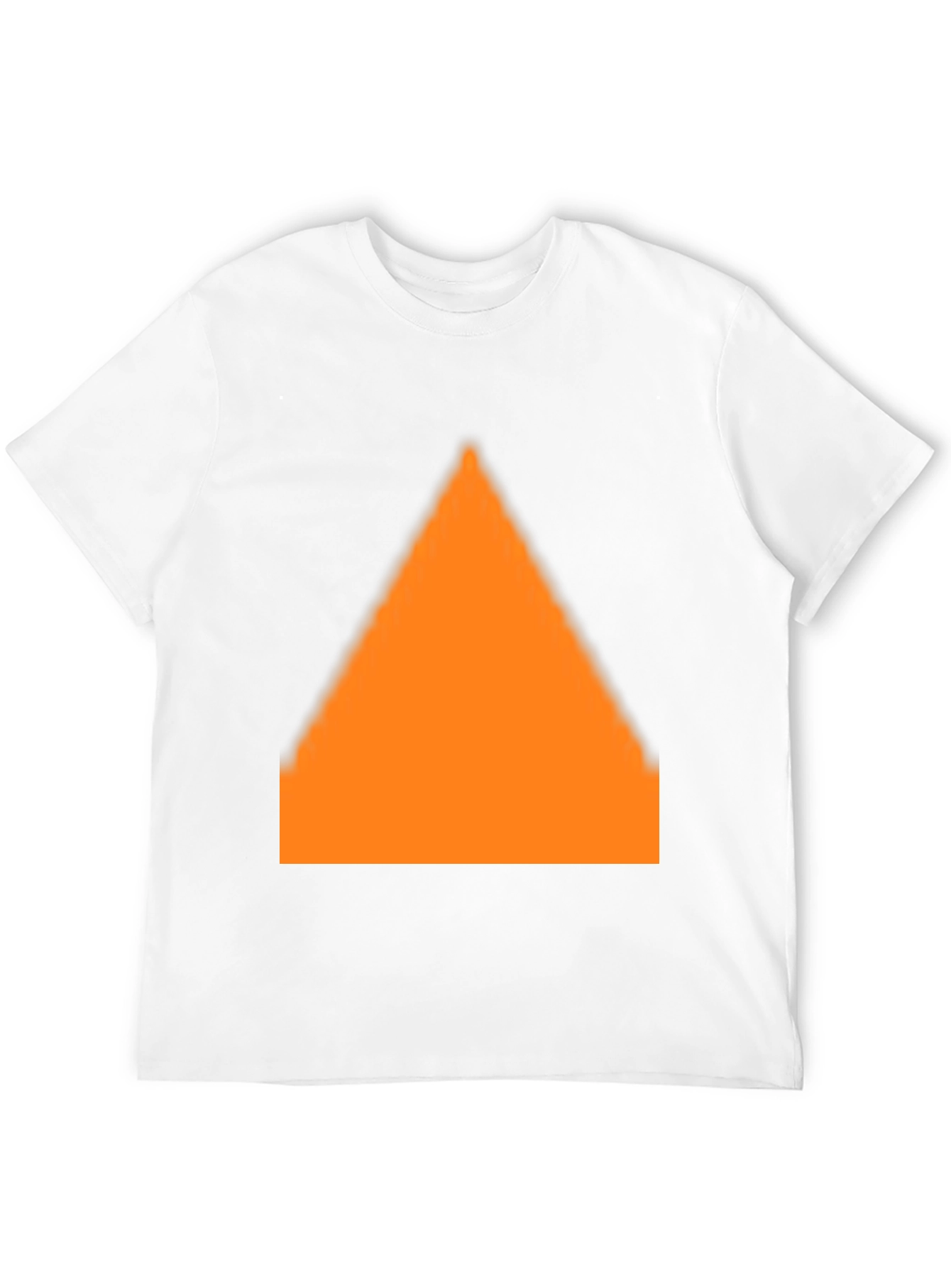 Bold Triangle Graphic Black T-Shirt
