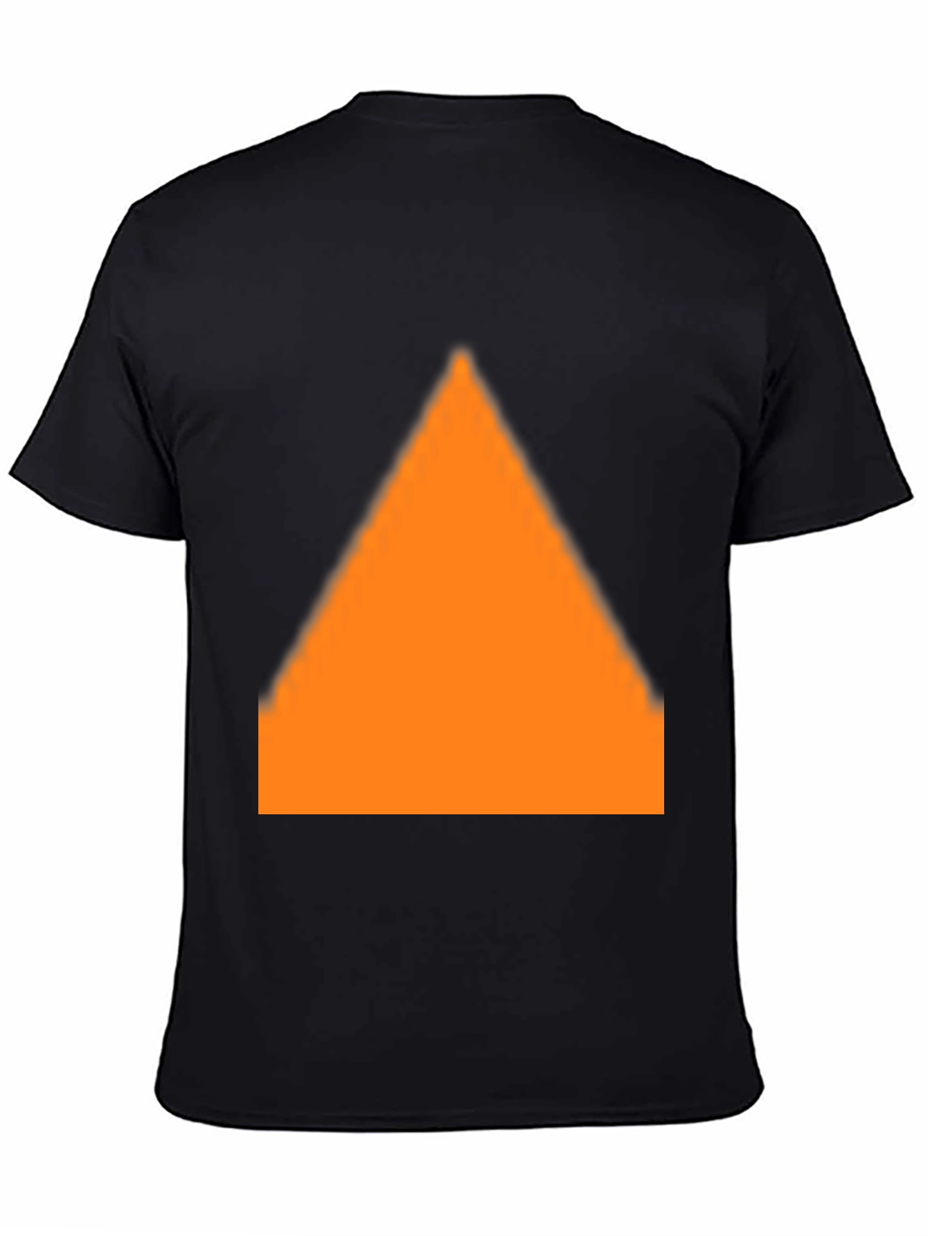 Bold Triangle Graphic Black T-Shirt
