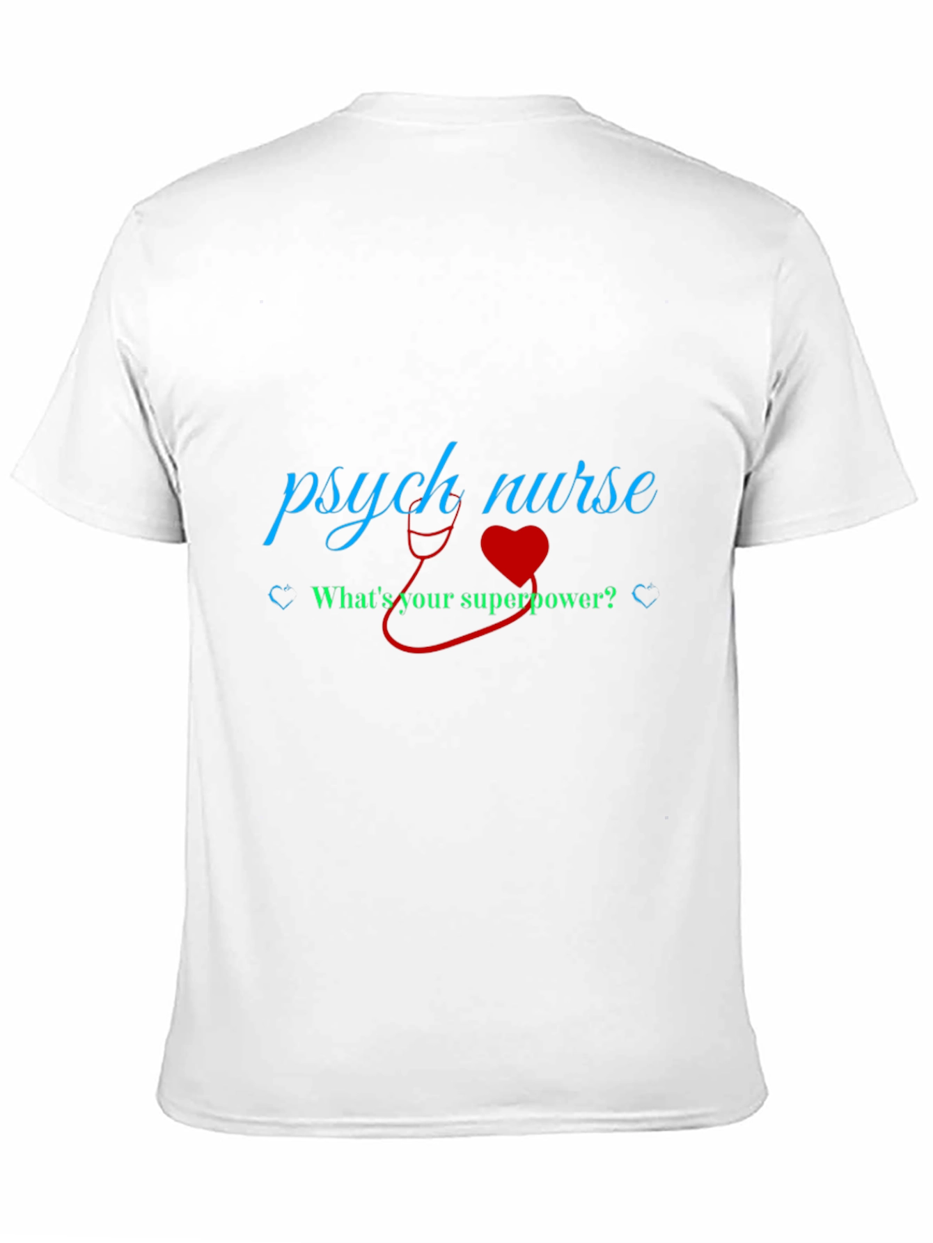 Psych Nurse Superpower T-Shirt - Black