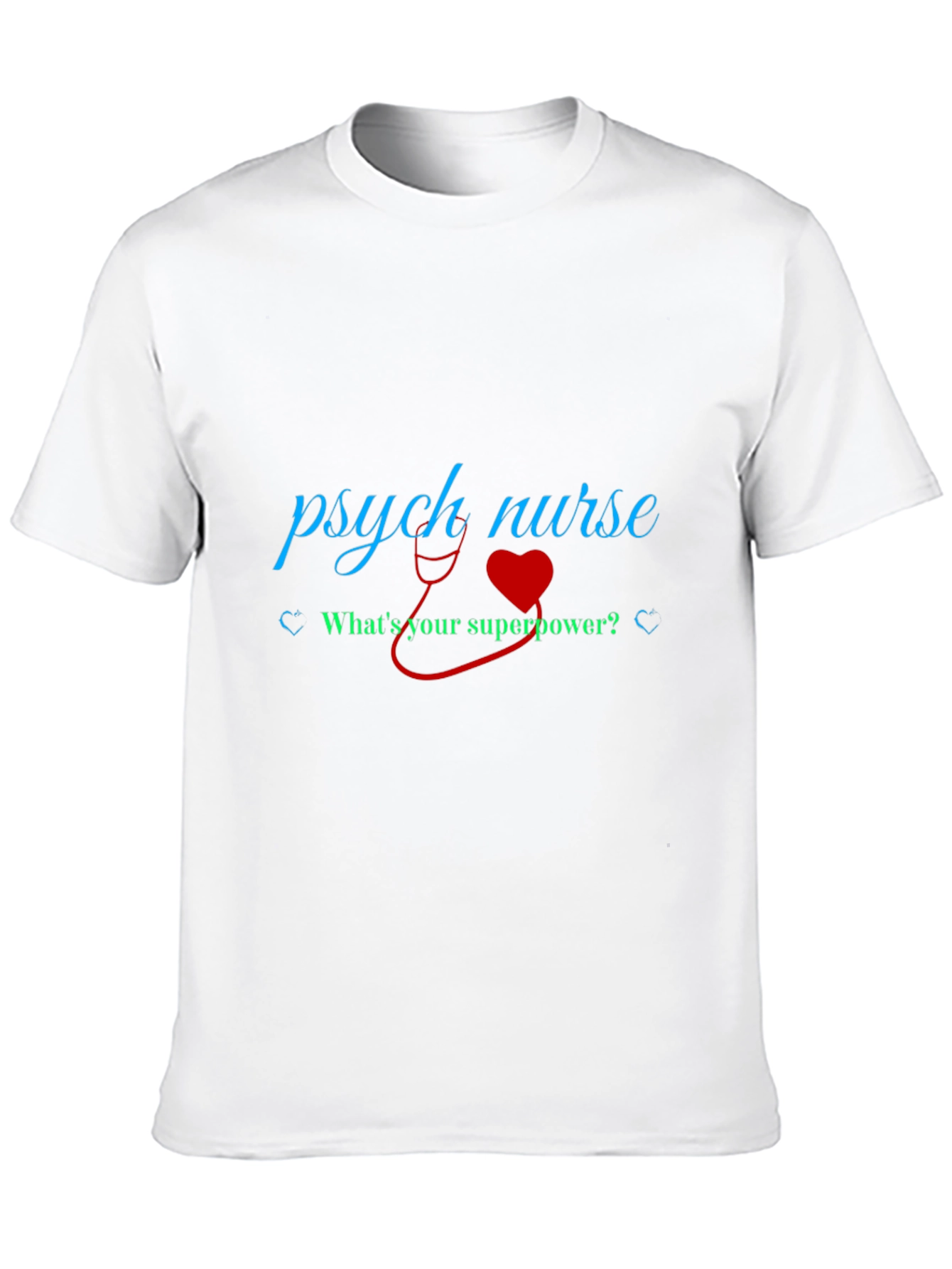 Psych Nurse Superpower T-Shirt - Black