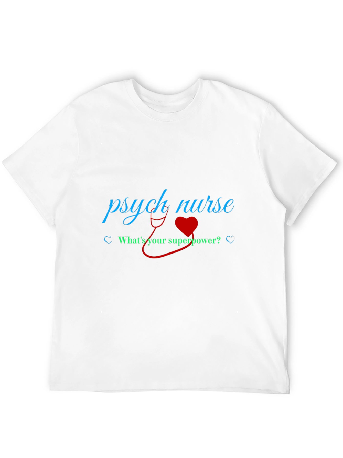 Psych Nurse Superpower T-Shirt - Black