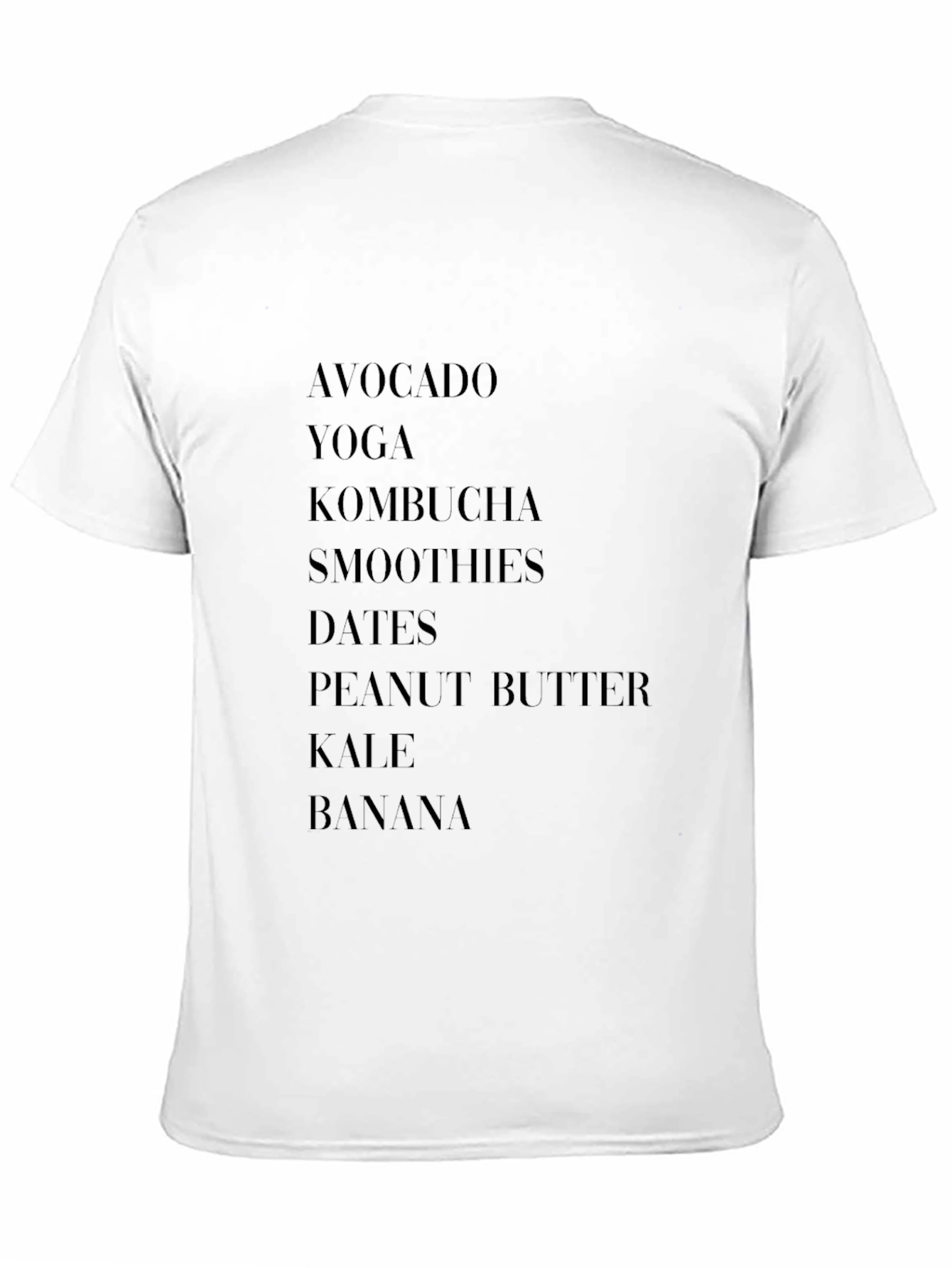 Healthy Lifestyle Black Graphic T-Shirt