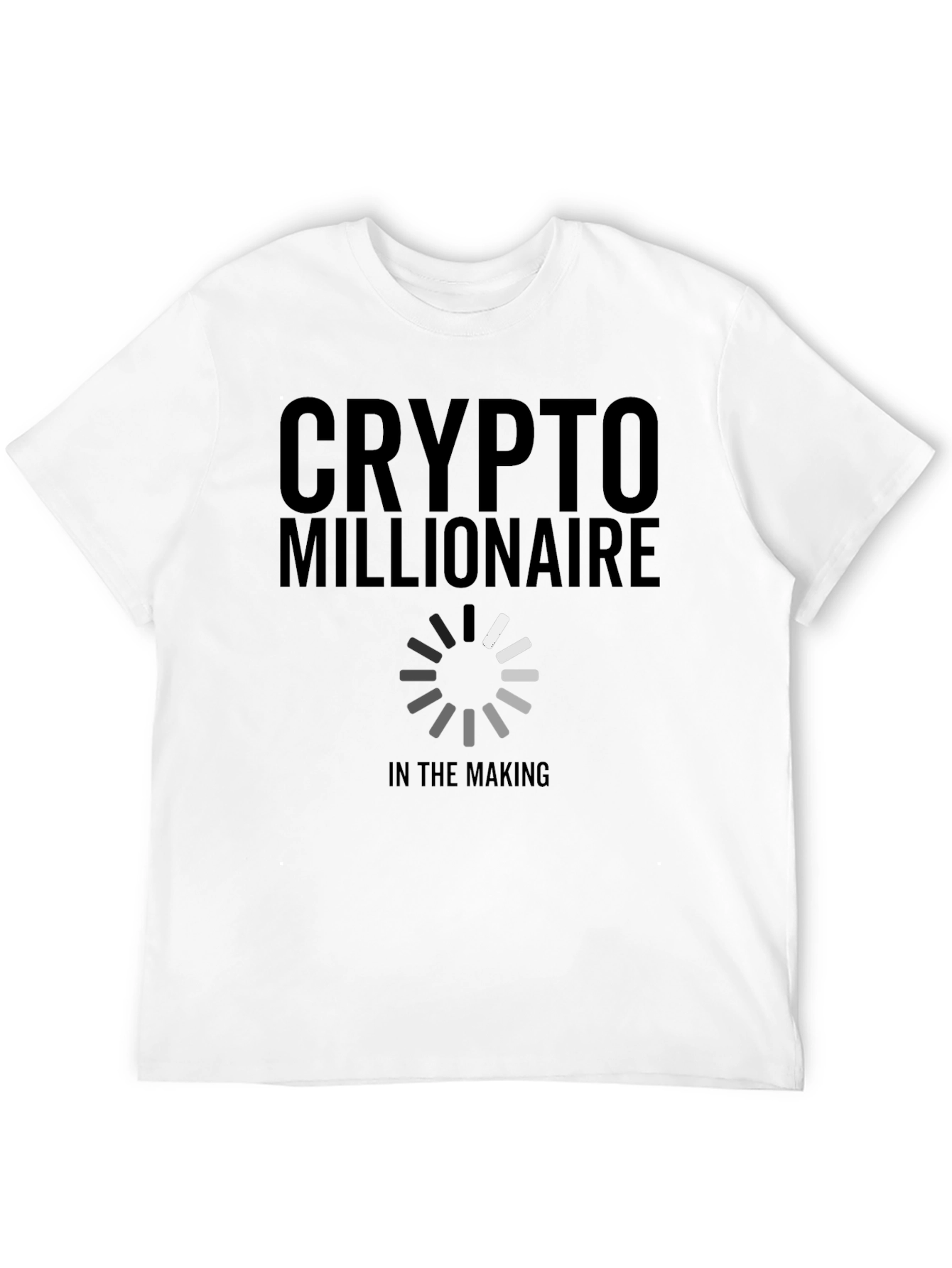 Crypto Millionaire in the Making Black T-Shirt