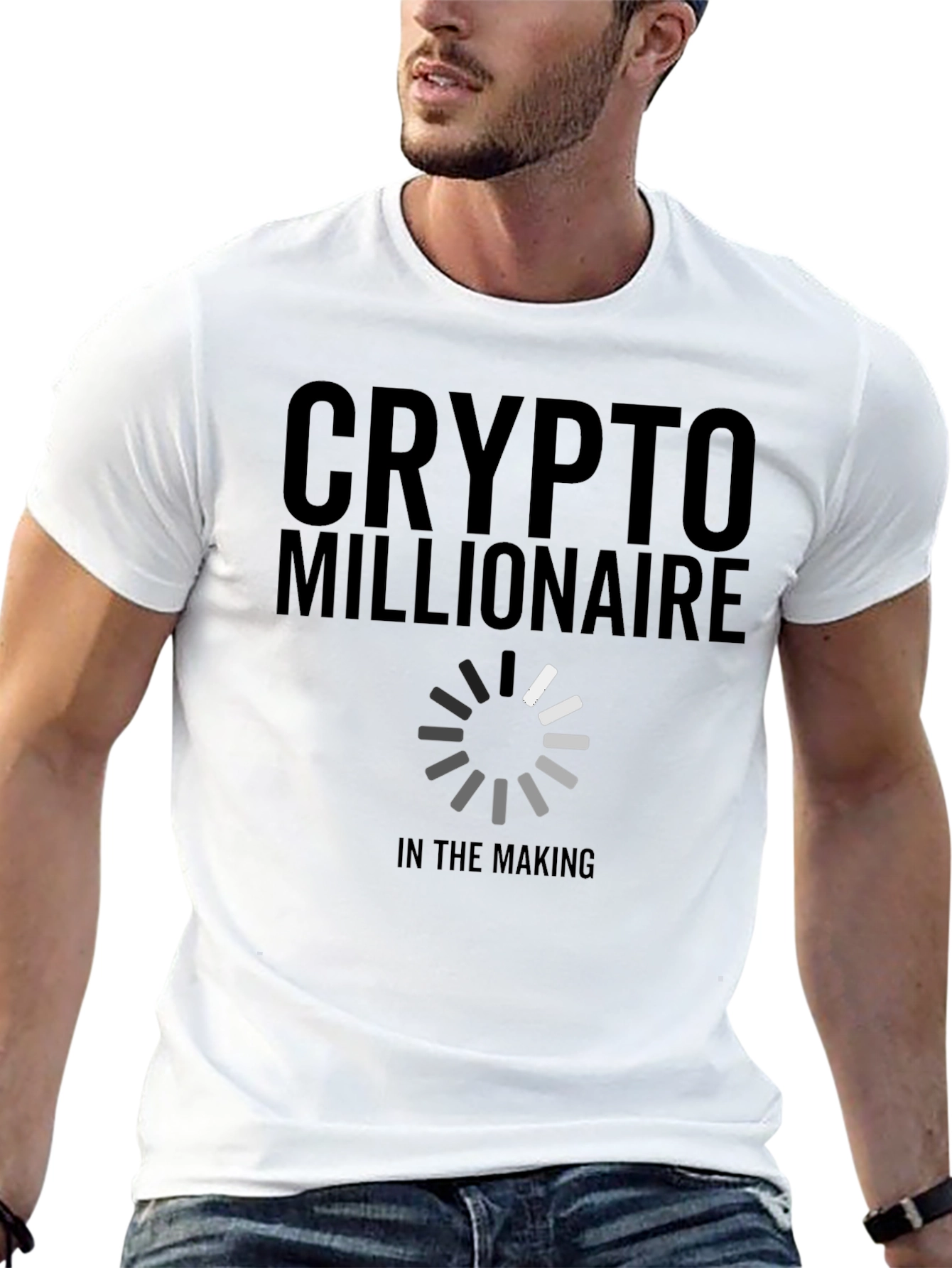 Crypto Millionaire in the Making Black T-Shirt