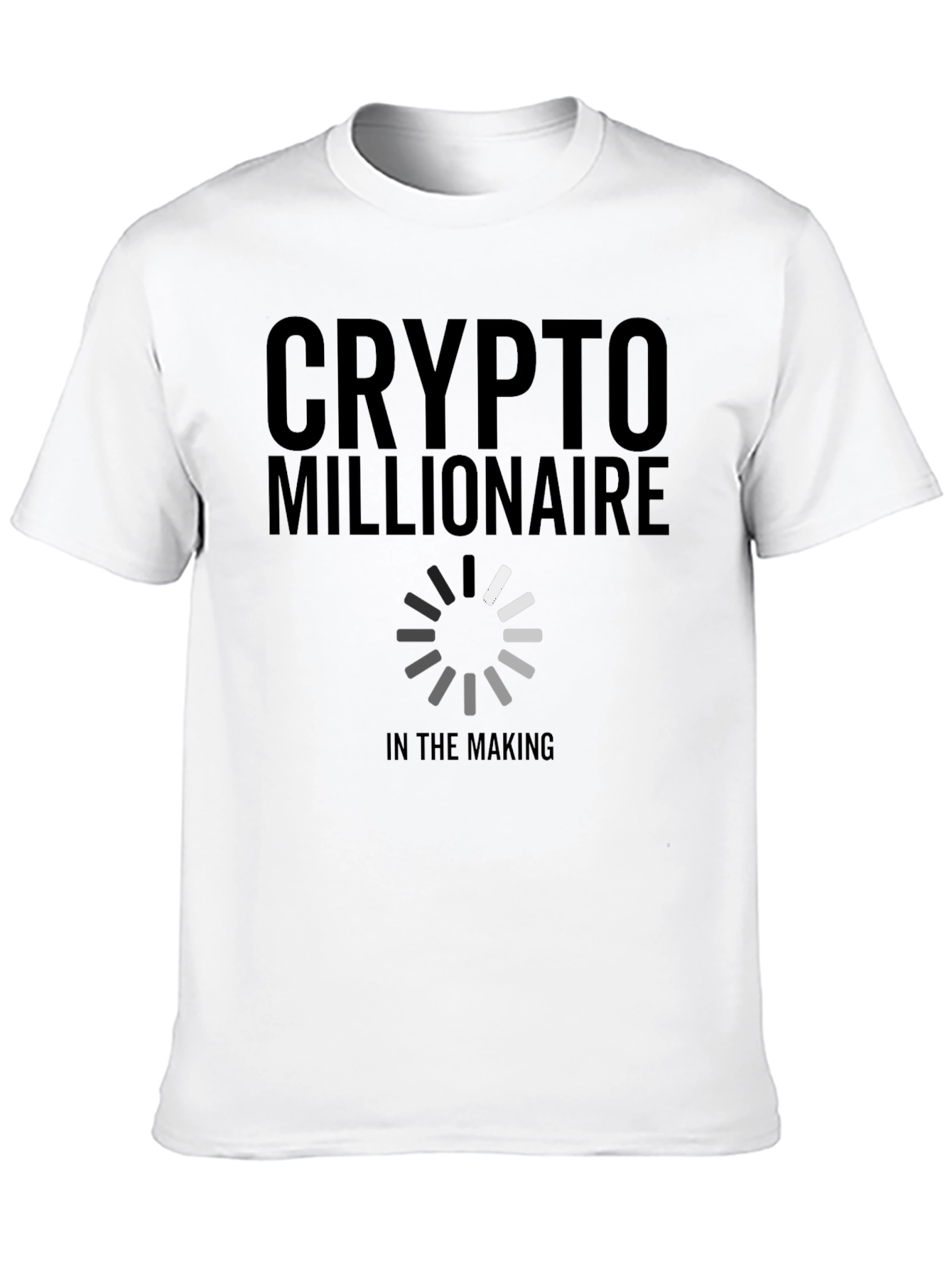 Crypto Millionaire in the Making Black T-Shirt