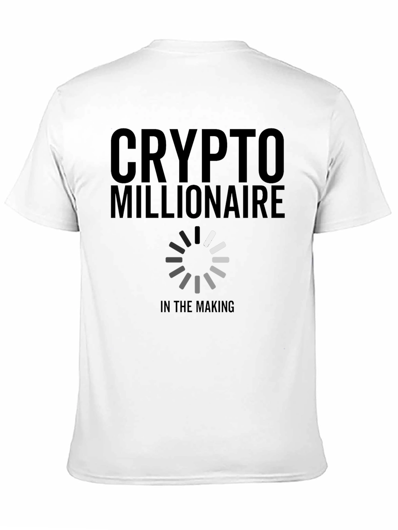Crypto Millionaire in the Making Black T-Shirt